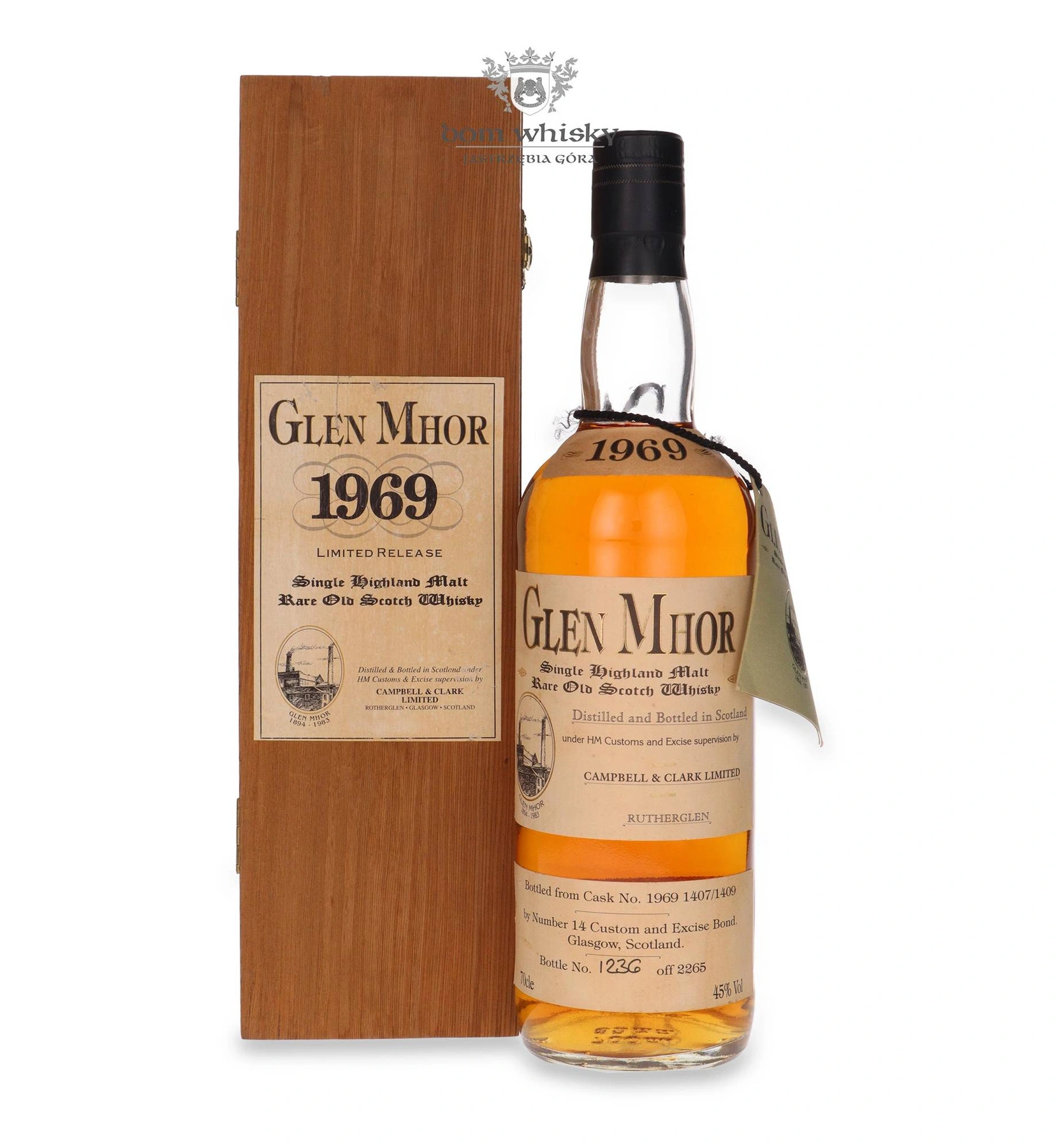 Campbell Distillers Glen Mhor 1969 (Bottled 1990S) Campbell & Clark
