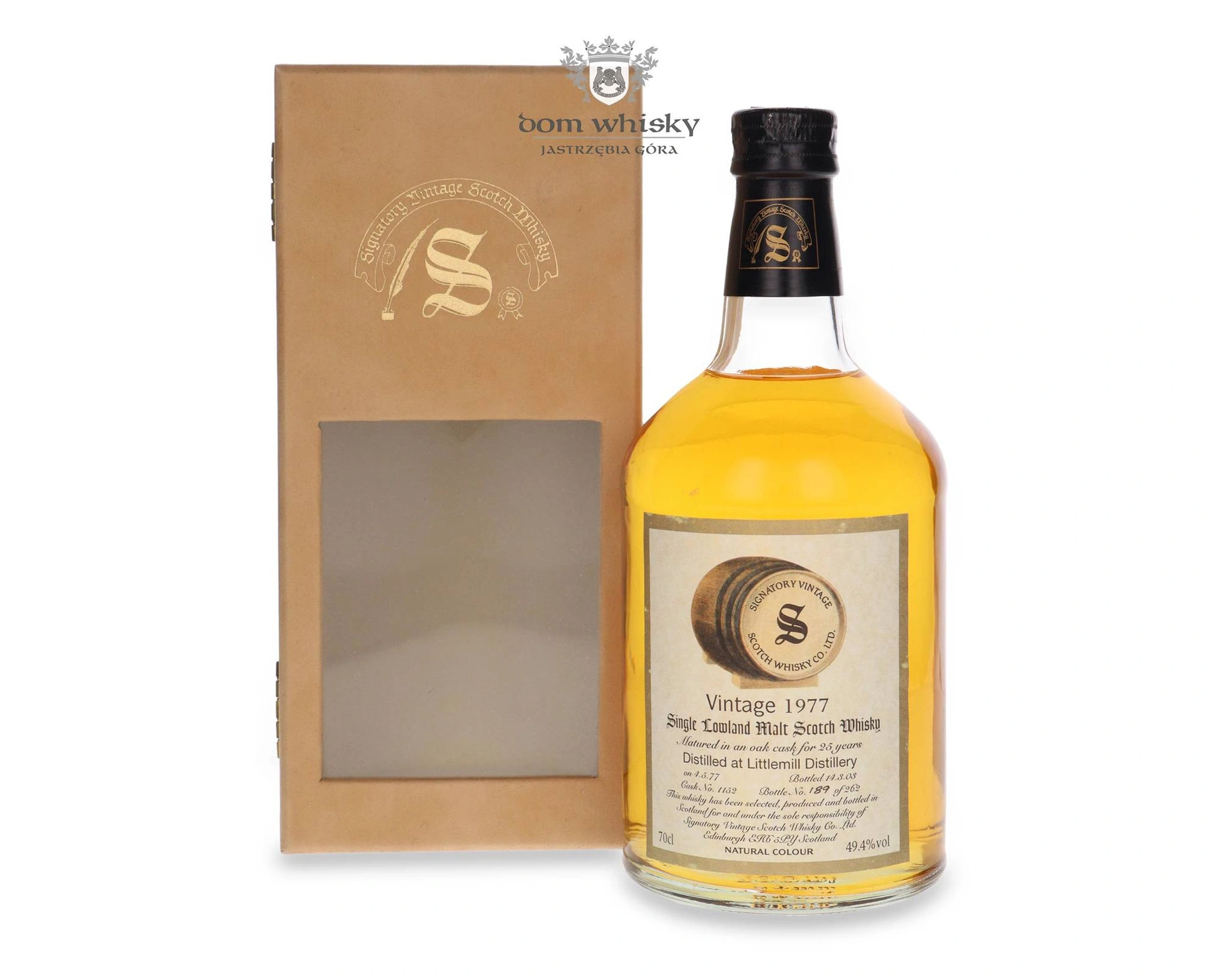 Signatory Vintage 25 YO Littlemill (D.1977, B.2003) Signatory Vintage