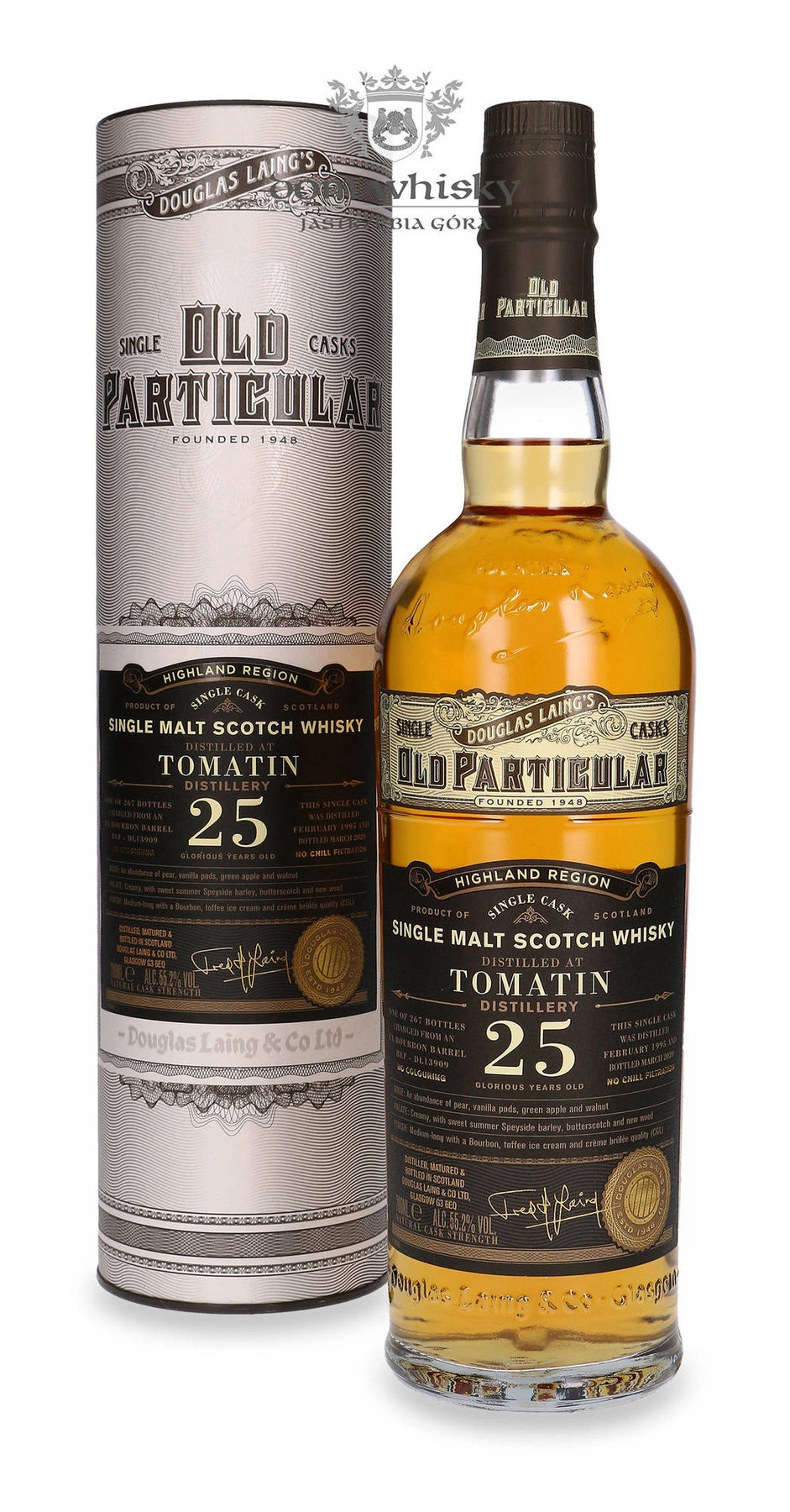 Douglas Laing 25 YO Tomatin (D.1995, B.2020) Douglas Laing’s Old Particular