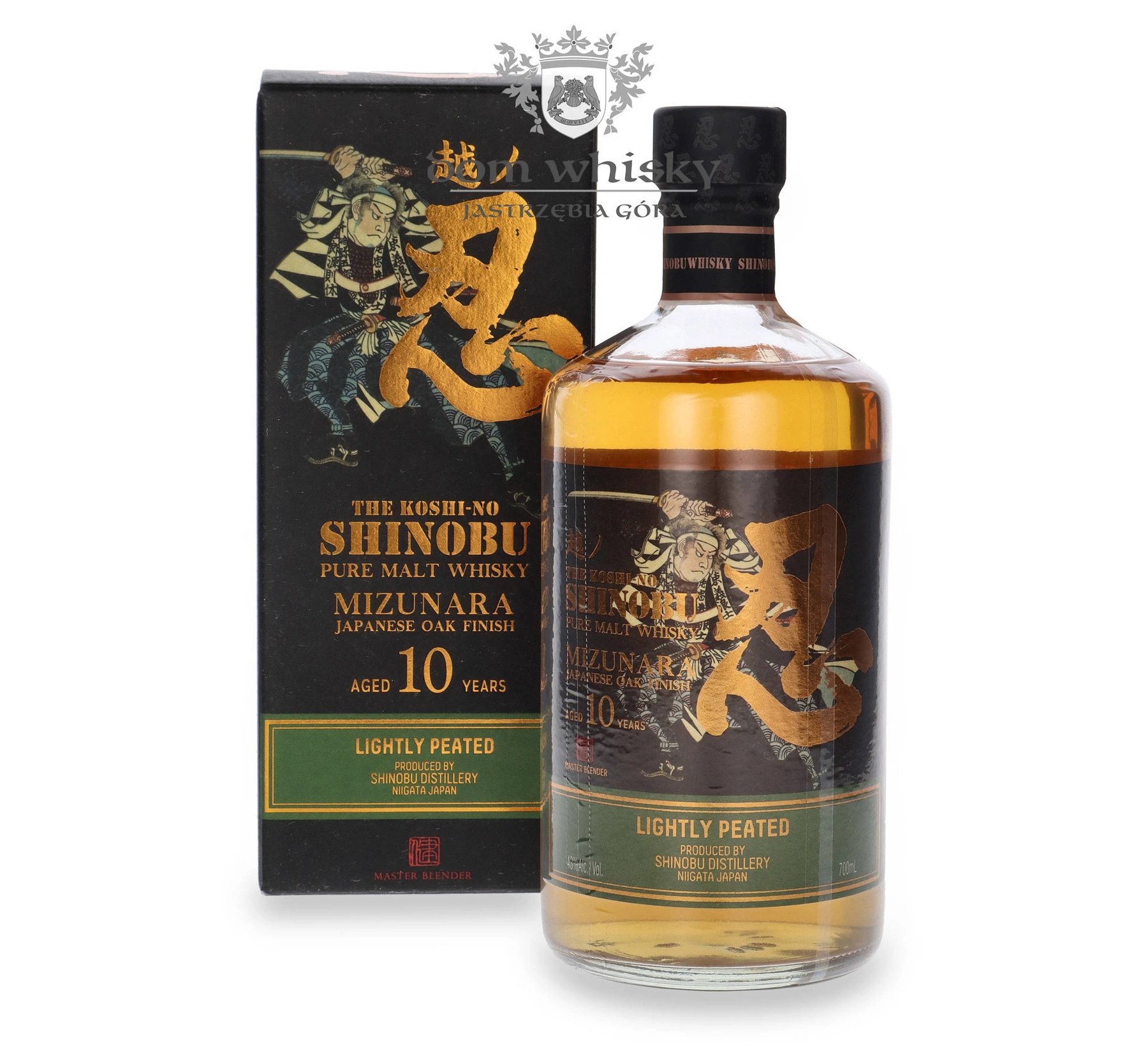 The Koshi-No Shinobu Lightly Peated 10 YO Pure Malt Mizunara Oak Finish