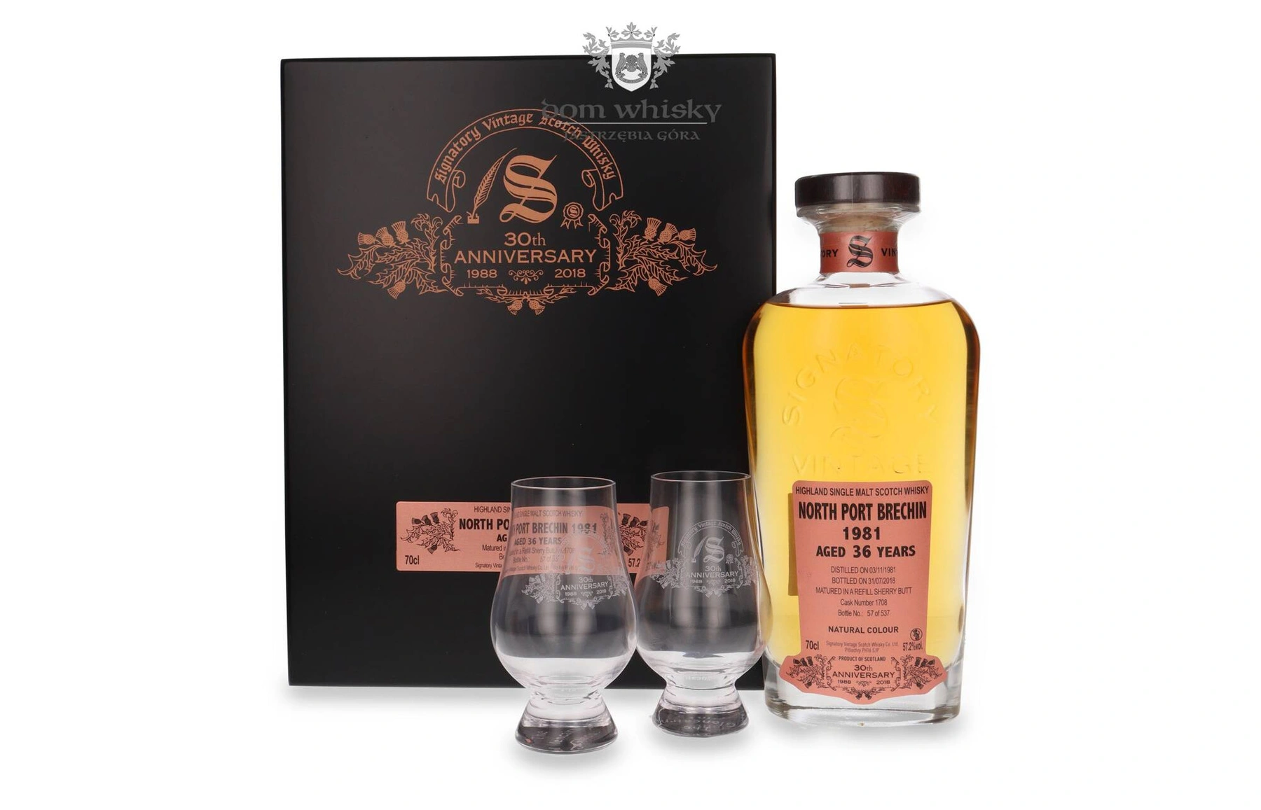Signatory Vintage 36 YO North Port-Brechin (D.1981, B.2018) Signatory Vintage 30th Anniversary