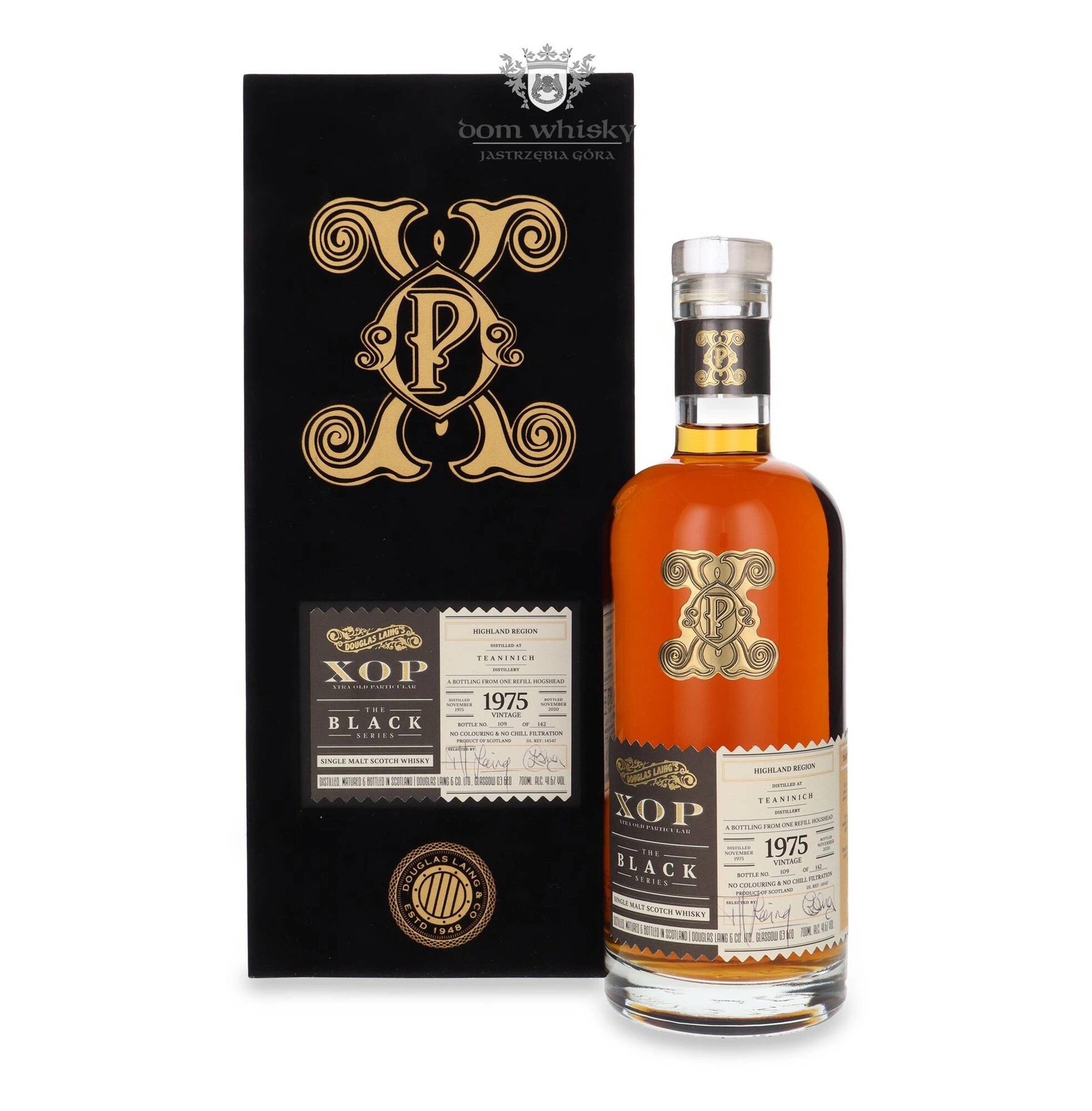 Douglas Laing Teaninich 1975 (Bottled 2020) Douglas Laing’s Xop The Black Series