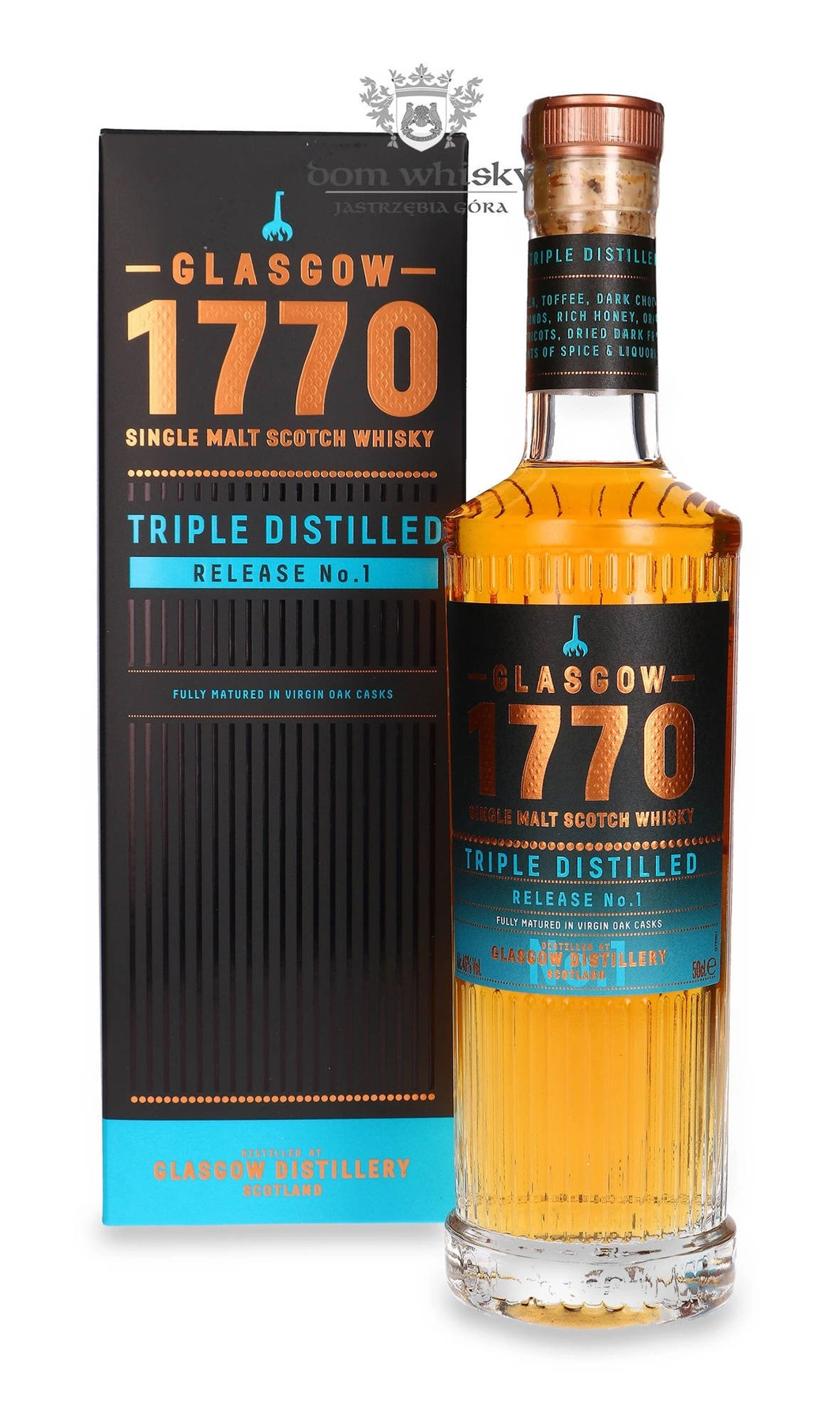 The Glasgow Distillery Co. Glasgow 1770 Triple Distilled Release No.1