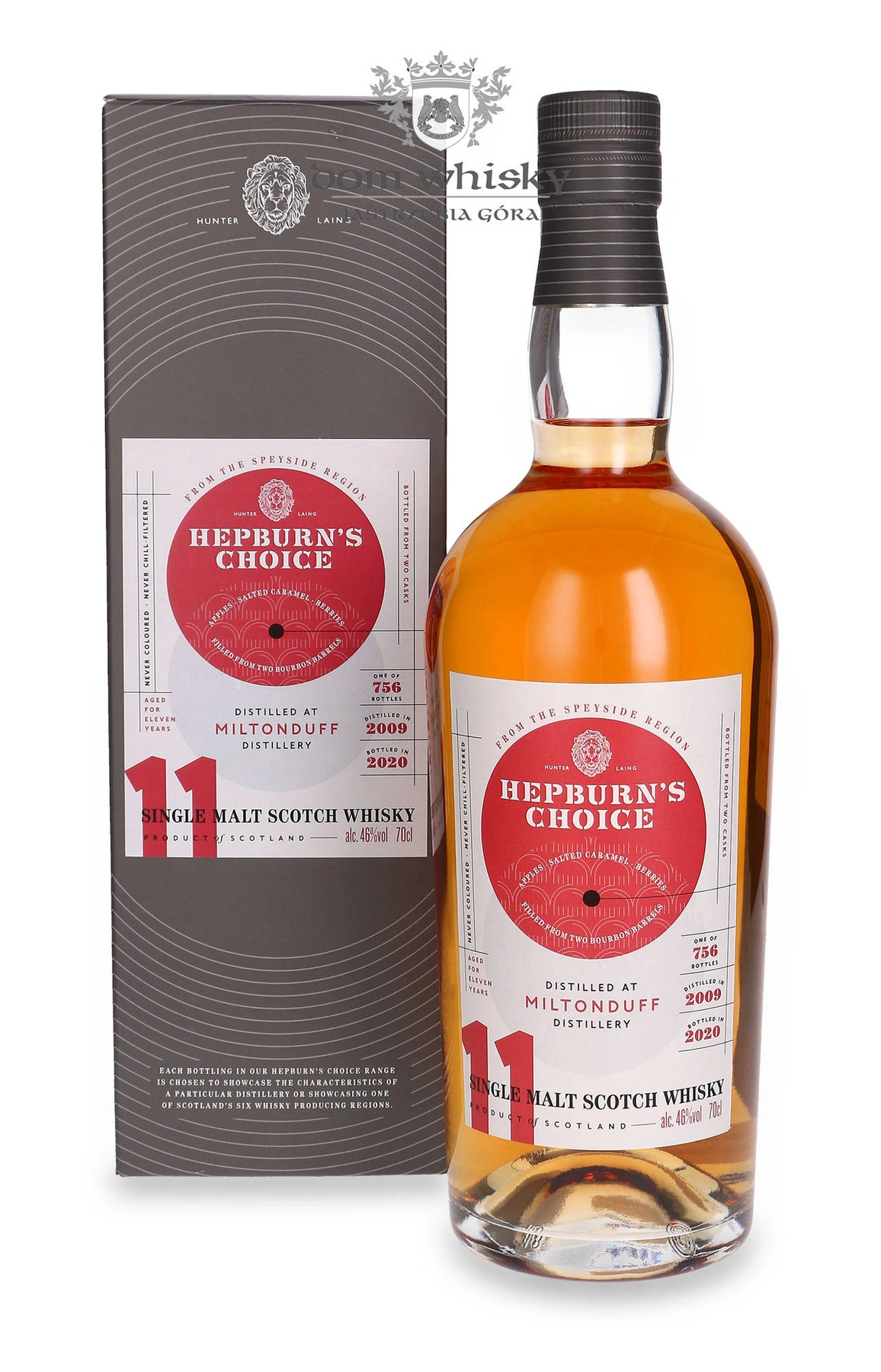 Hunter Laing & Co. 11 YO Miltonduff (D.2009, B.2020) Hepburn's Choice