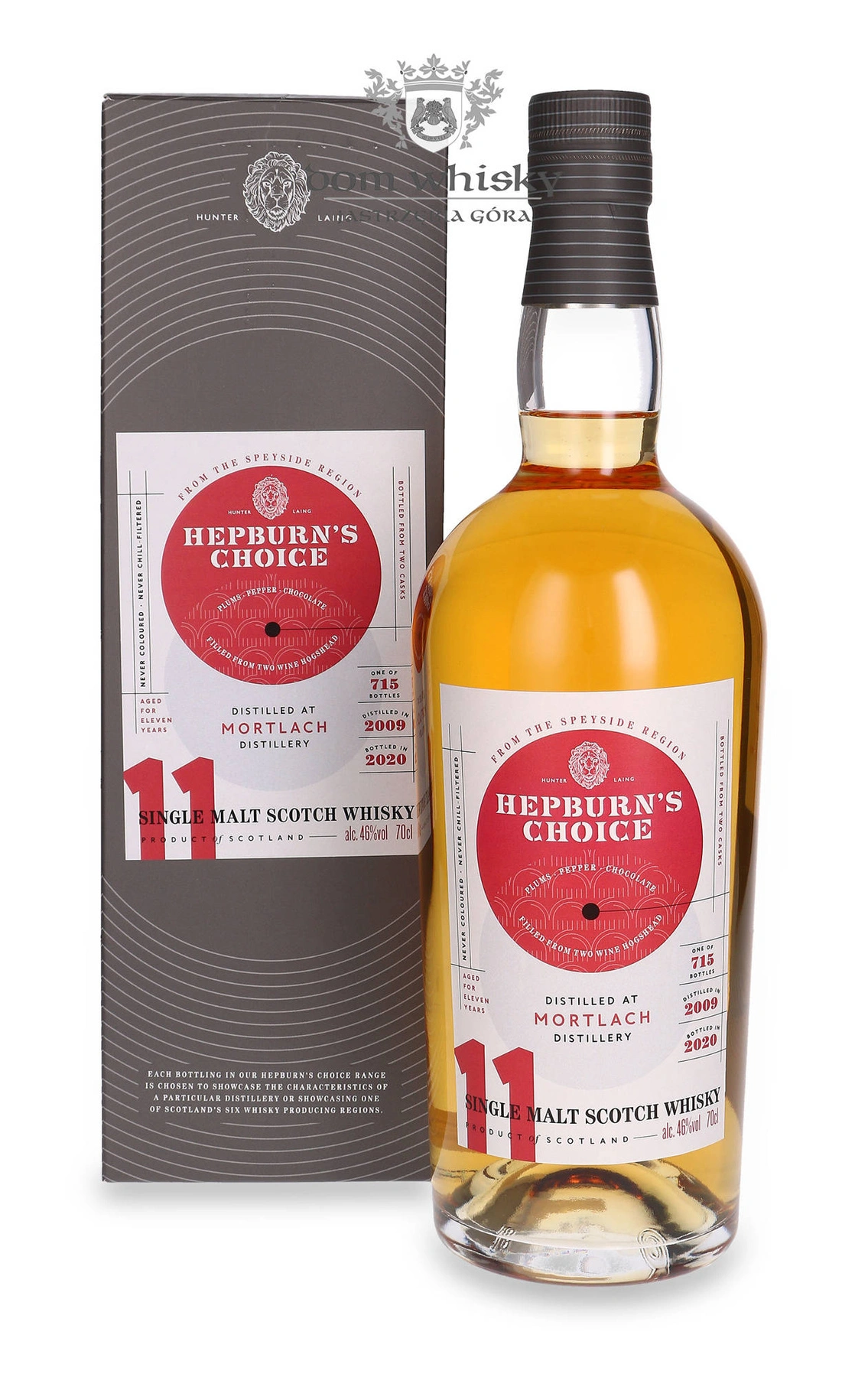 Hunter Laing & Co. 11 YO Mortlach (D.2009, B.2020) Hepburn's Choice