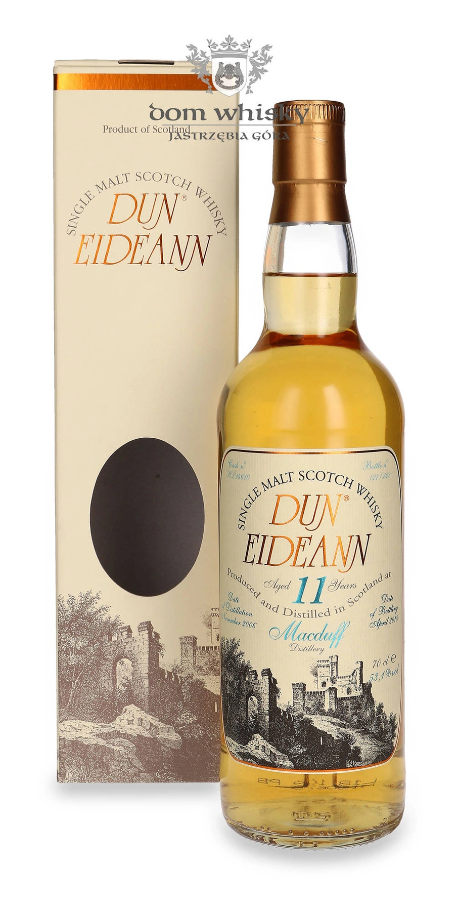 Dun Eideann Scotch Whisky Co 11 YO Macduff (D.2006, B.2018) Dun Eideann