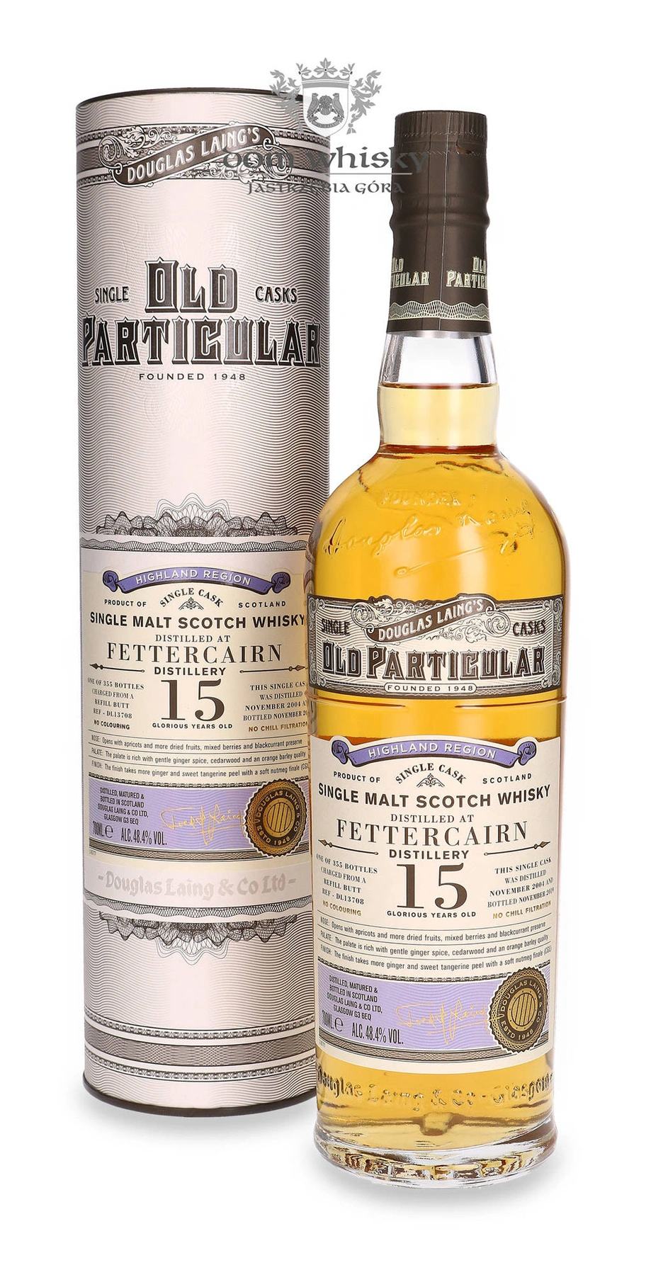 Douglas Laing & Co. 15 YO Fettercairn , (D.2004 B.2019) Douglas Laing’s Old Particular