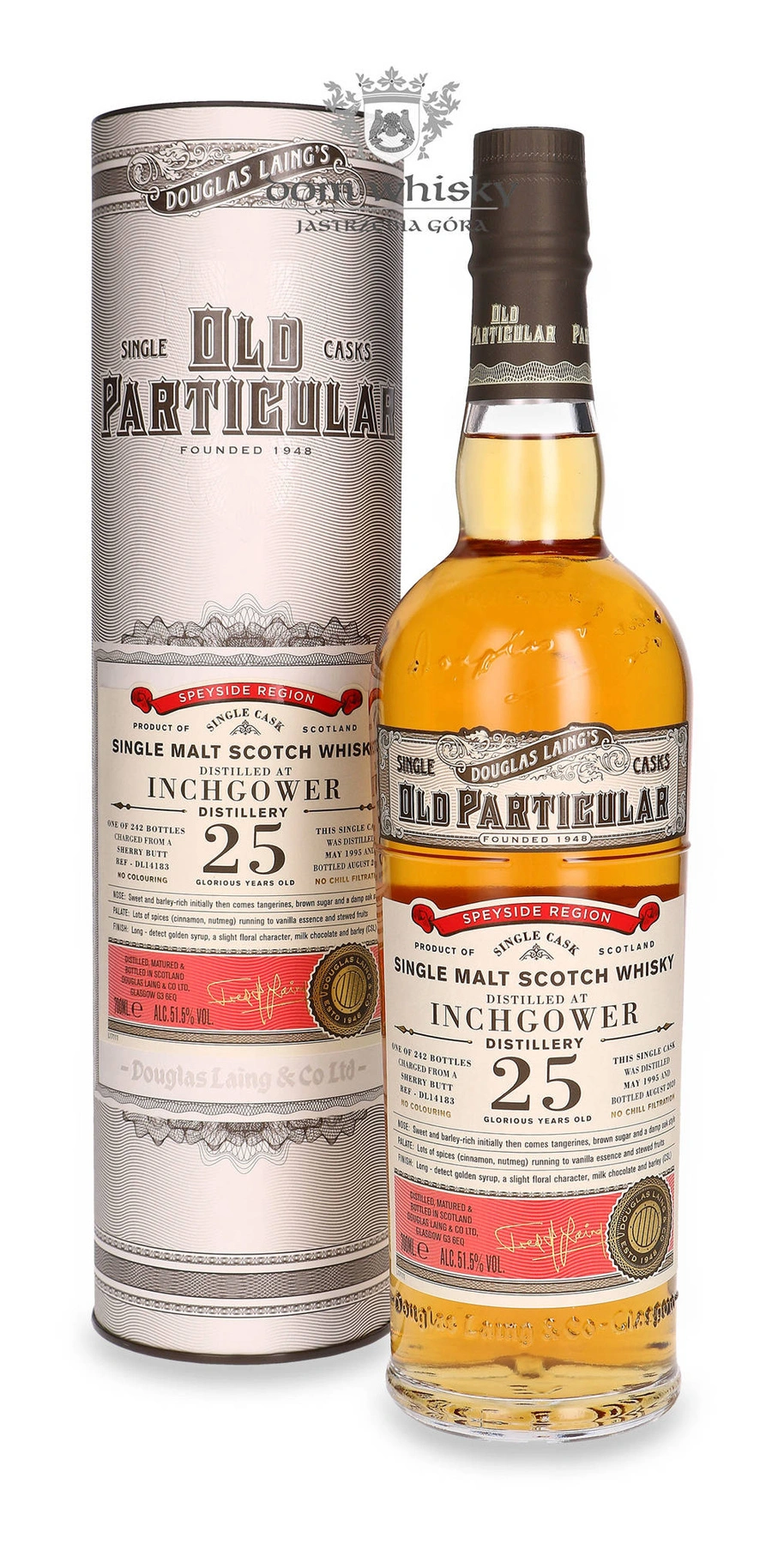 Douglas Laing 25 YO Inchgower (D.1995 B.2020) Douglas Laing’s Old Particular