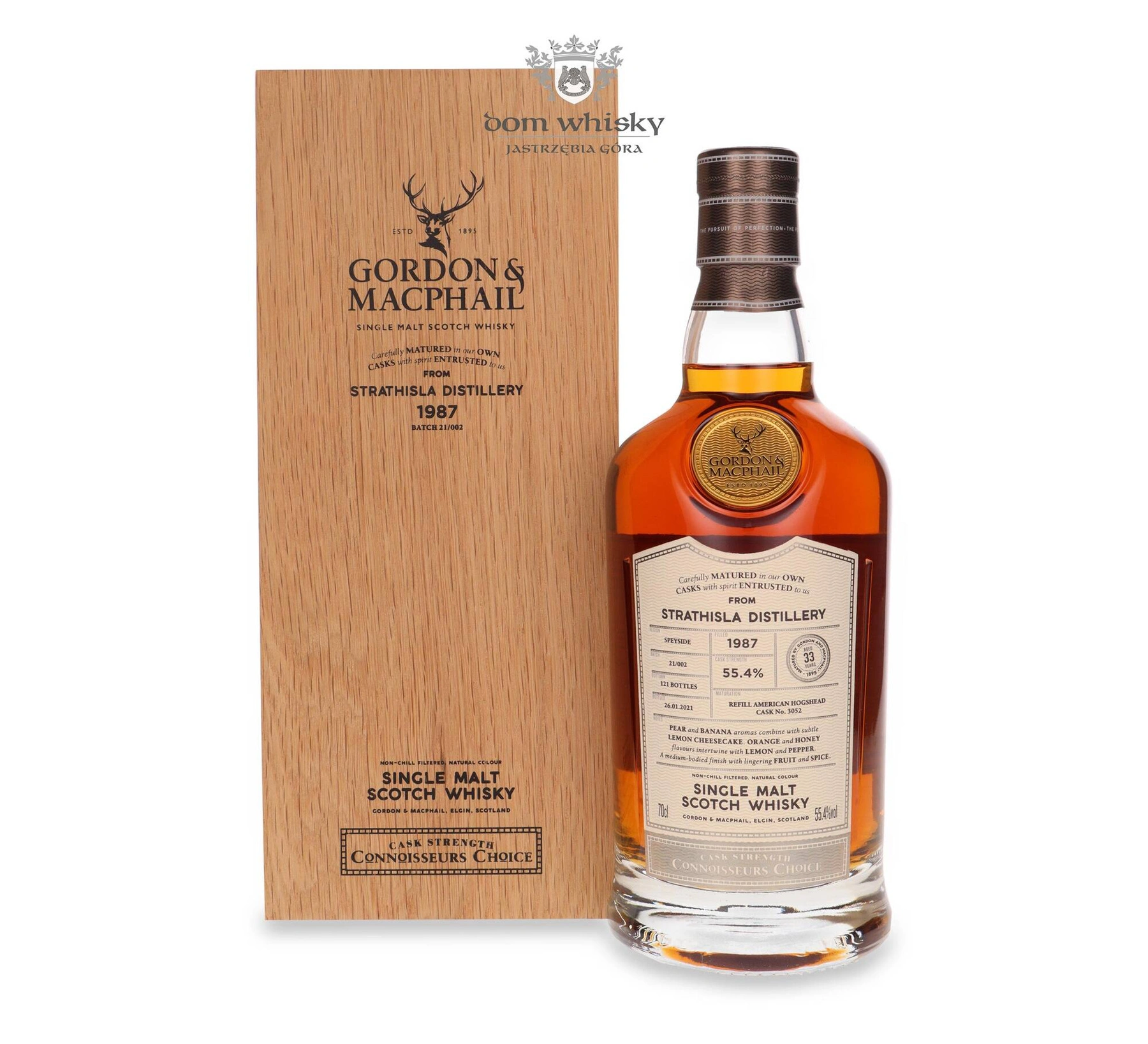 Gordon & Macphail 33 YO Strathisla (D.1987, B.2021) Connoisseurs Choice