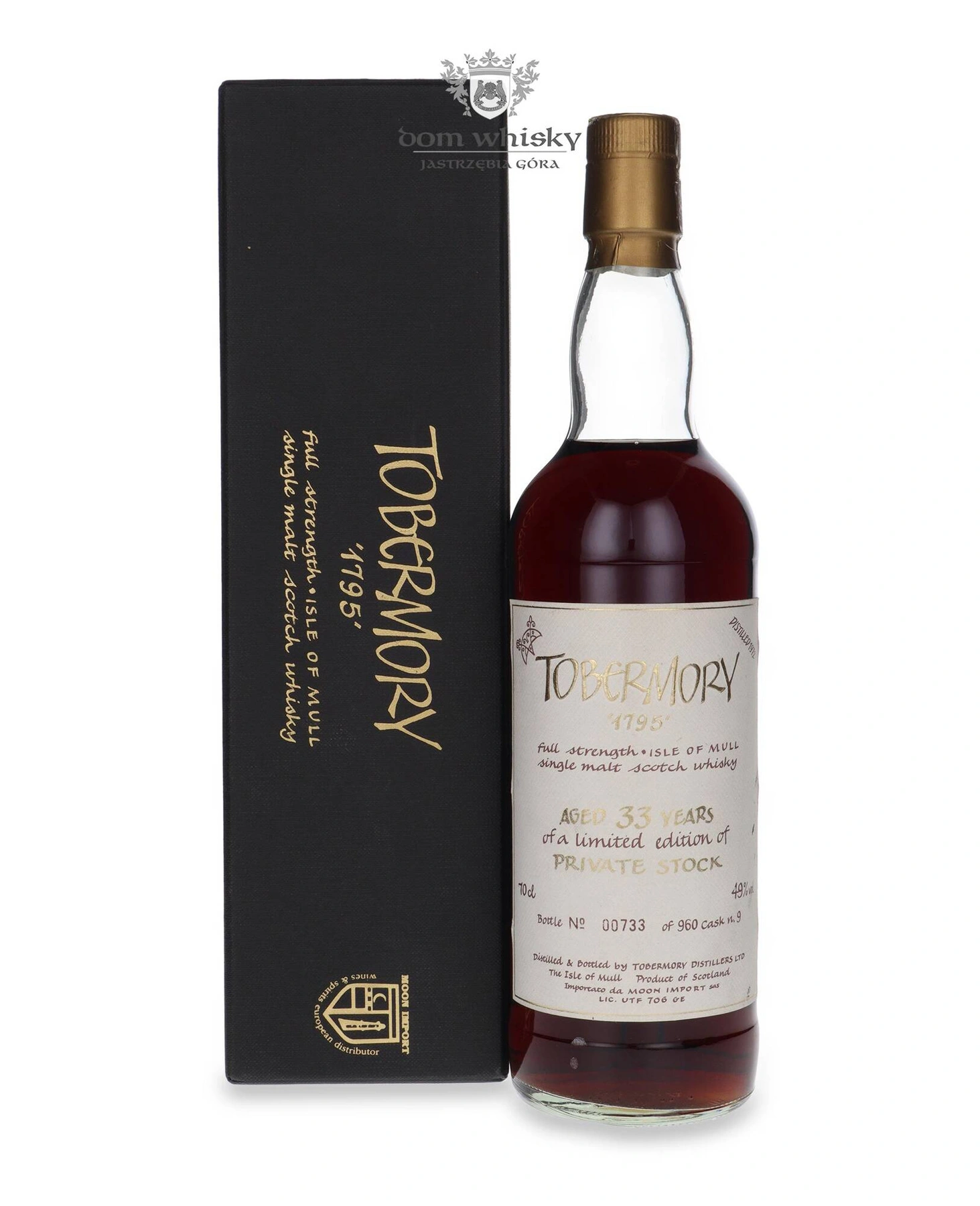 Moon Import 33 YO Tobermory 1972 Private Stock, , Moon Import
