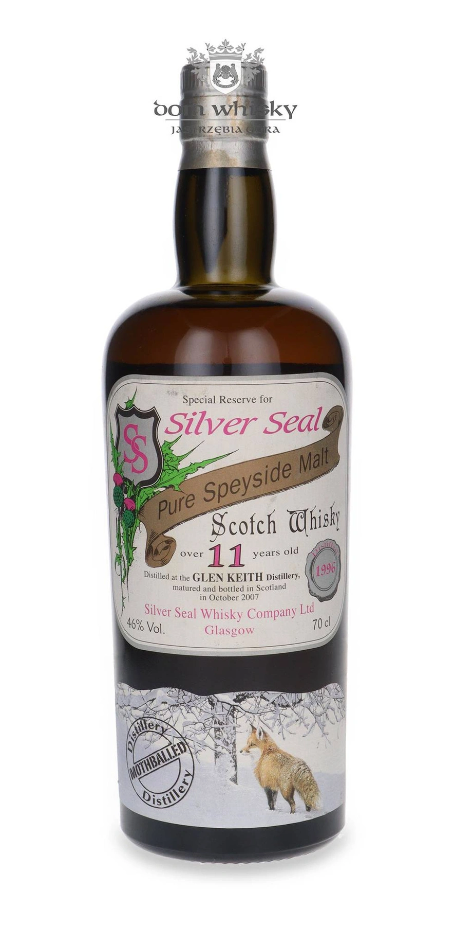 Silver Seal 11 YO Glen Keith (D.1996, B.2007) Silver Seal