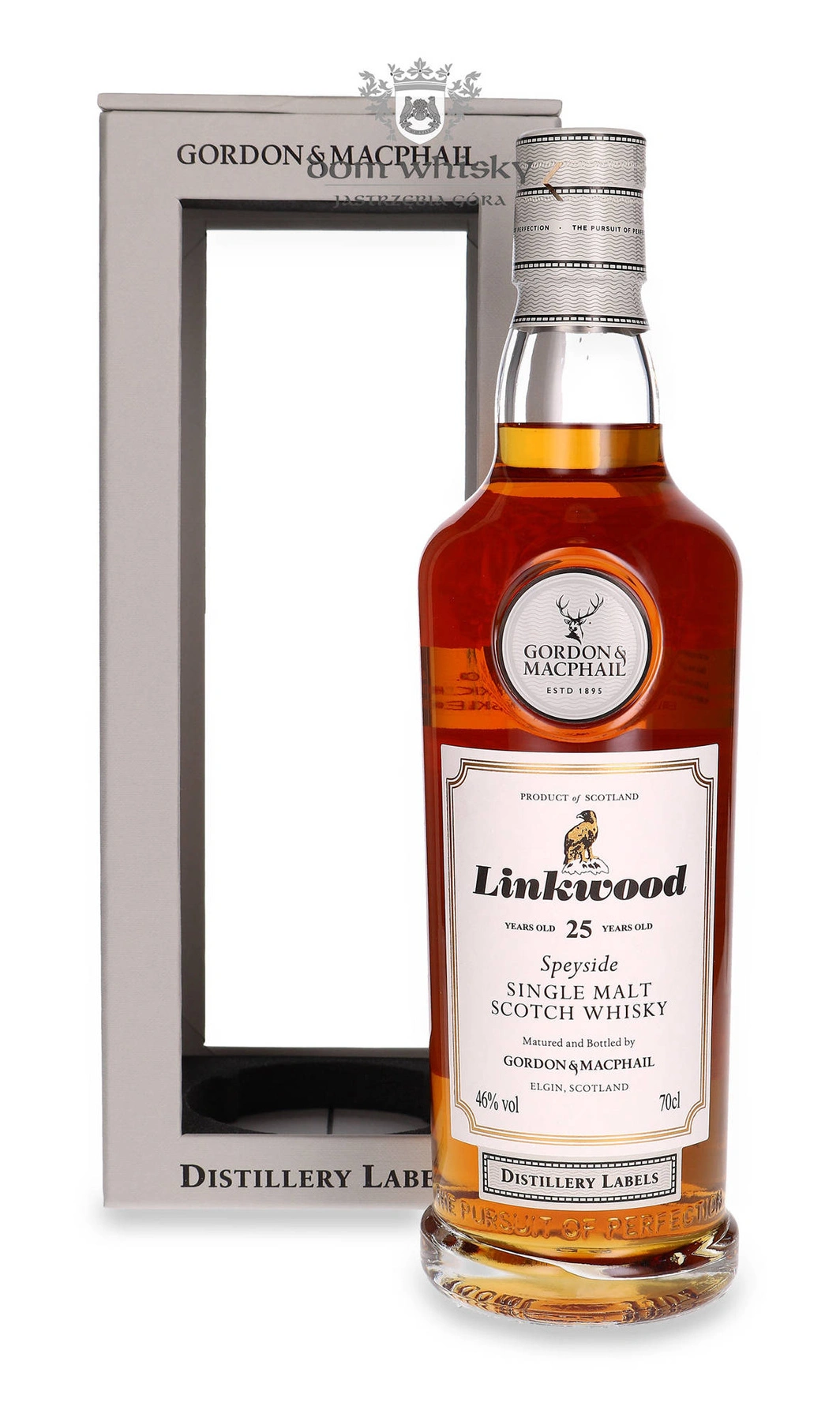 Gordon & Macphail 25 YO Linkwood Distillery Labels Gordon & Macphail