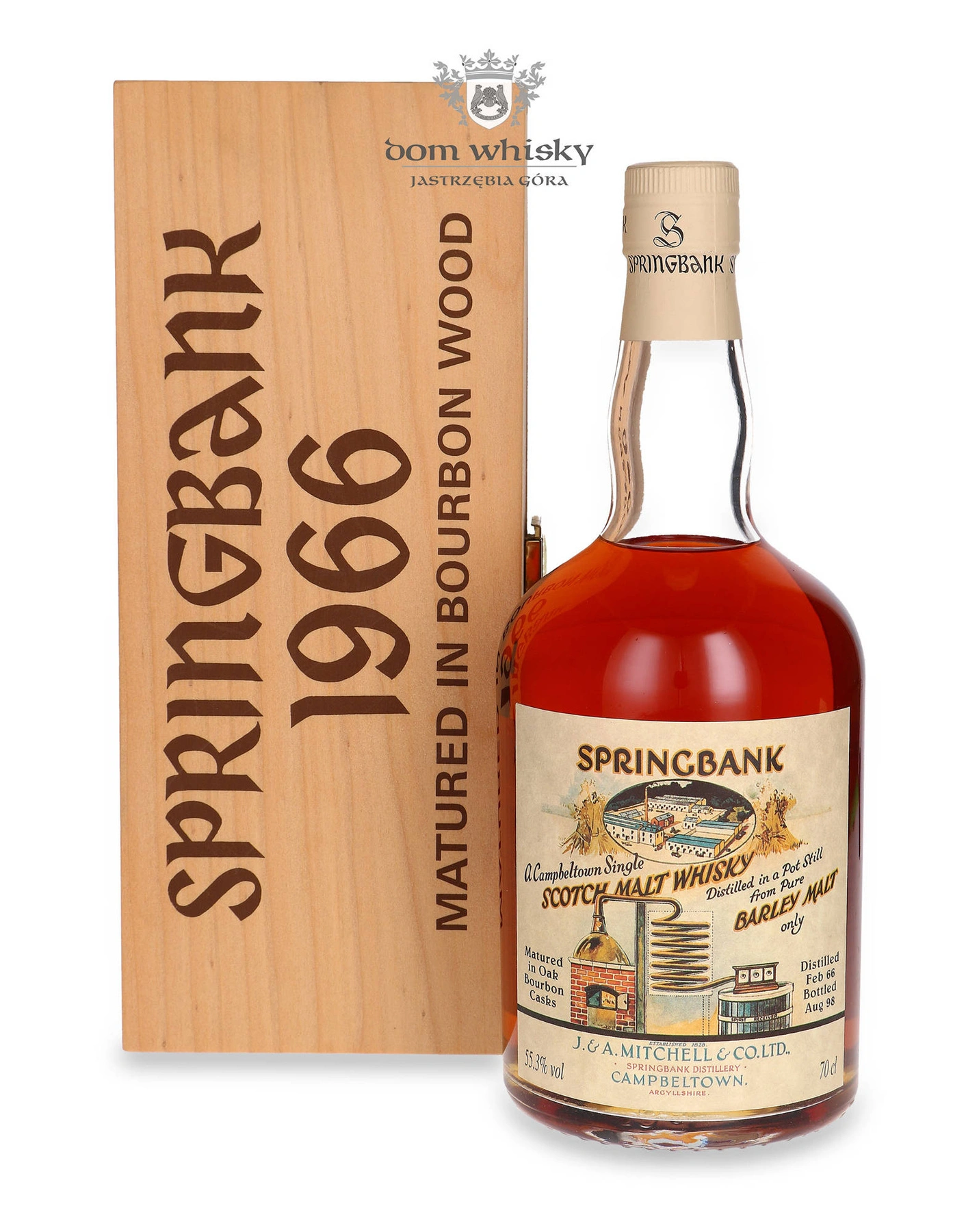 Springbank 1966 Local Barley Bourbon Cask (Bottled 1998)