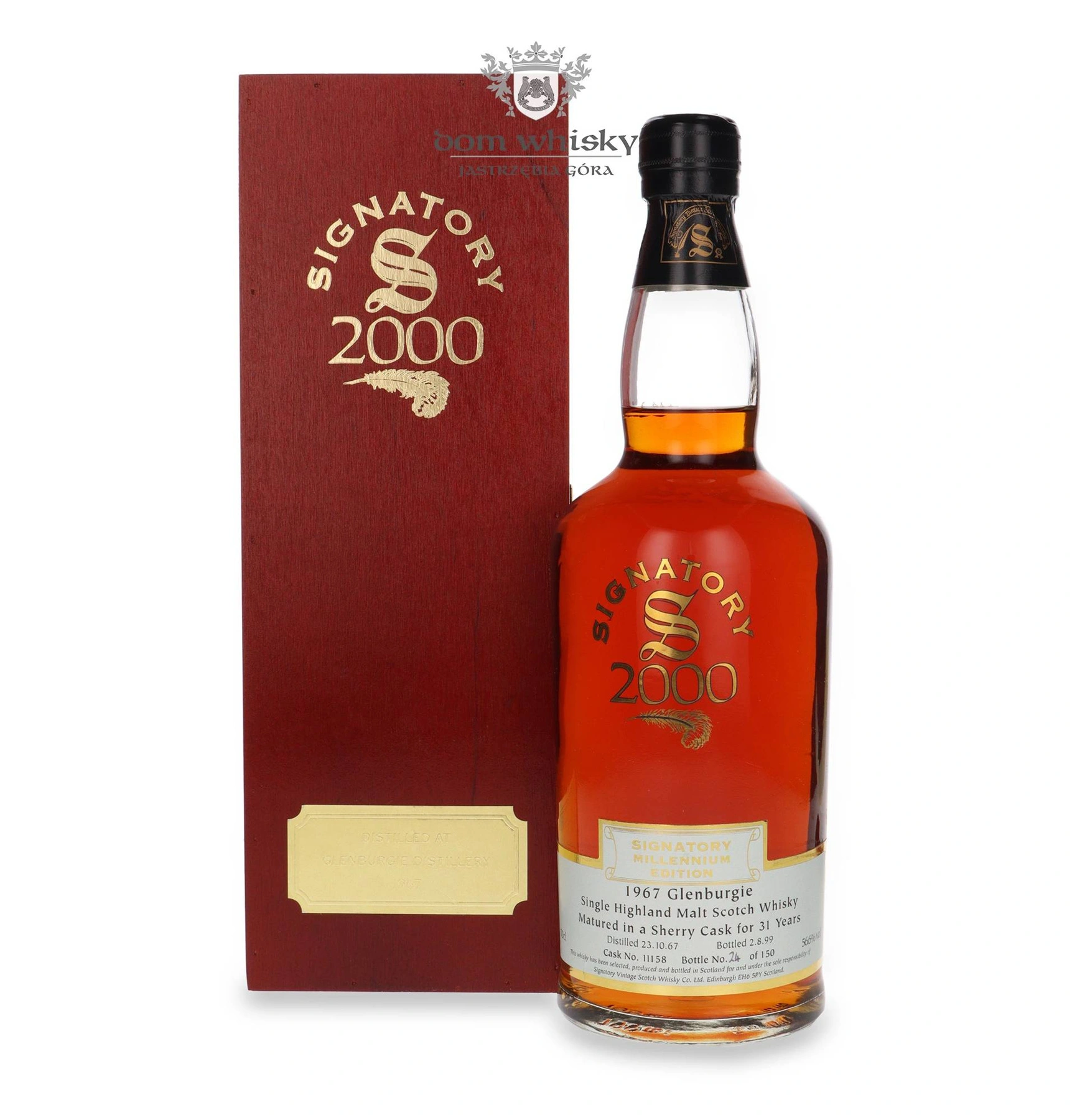 Signatory Vintage 31 YO Glenburgie (D.1967, B.1999) Signatory Vintage Millennium Edition