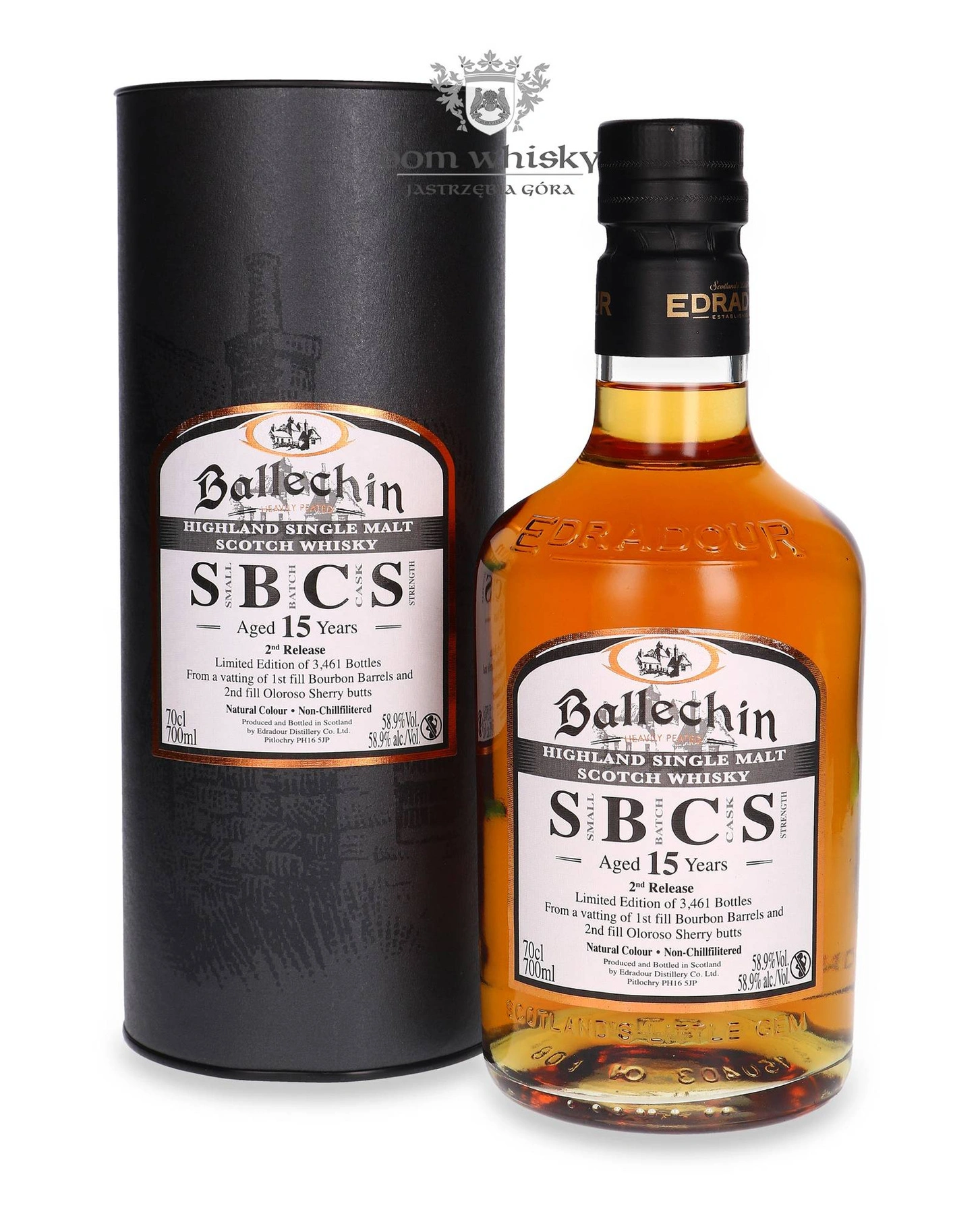 Edradour 15 YO Ballechin Cask Strength, 2nd Release