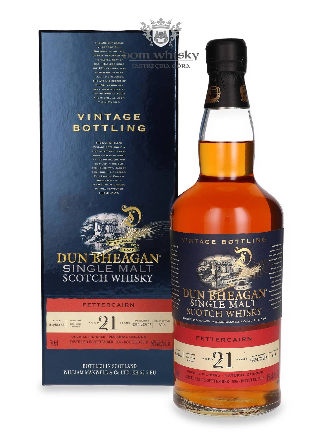 Dun Bhaegan 21 YO Fettercairn (D.1996, B.2018) Dun Bheagan