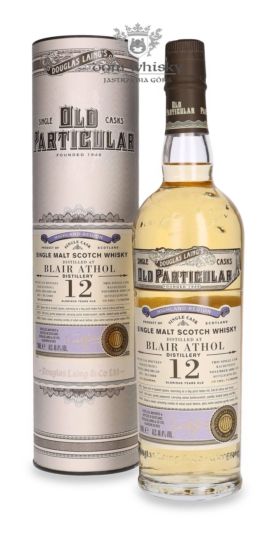 Douglas Laing 12 YO Blair Athol (D.2008, B.2021) Douglas Laing’s Old Particular