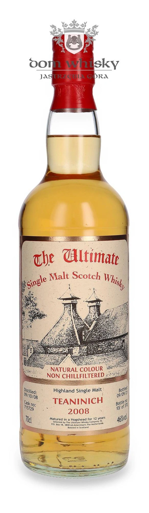 The Ultimate Whisky Co. 12 YO Teaninich (D.2008, B.2021) The Ultimate