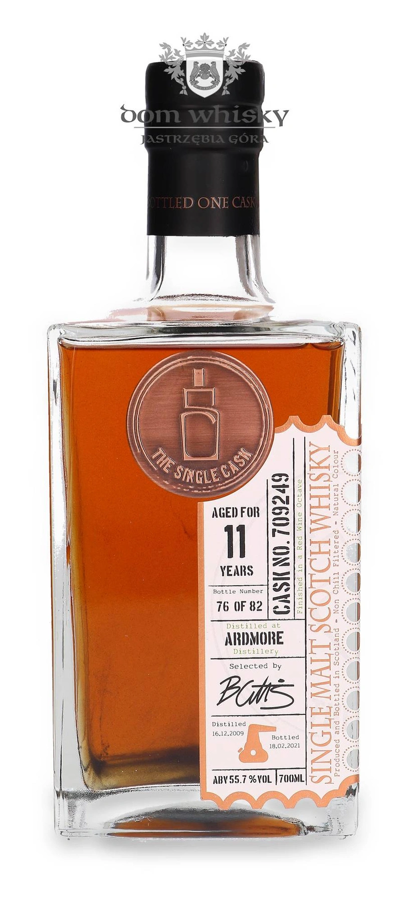 The Single Cask Ltd. 11 YO Ardmore (D.2009, B. 2021) Red Wine Octave Finish, The Single Cask