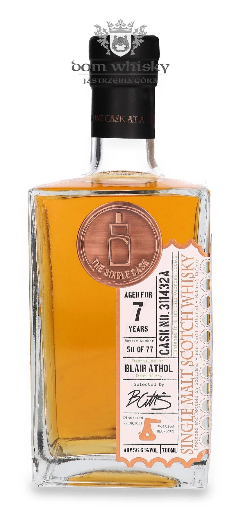 The Single Cask Ltd. 7 YO Blair Athol (D.2013, B. 2021) Oloroso Octave Finish, The Single Cask