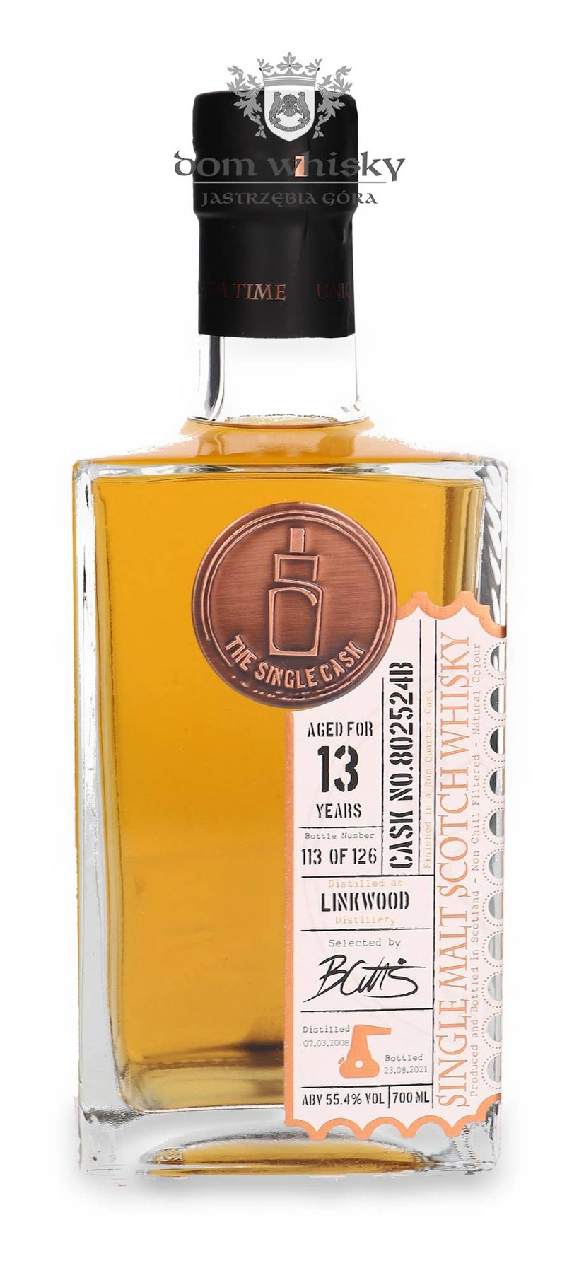 The Single Cask Ltd. 13 YO Linkwood (D.2008, B. 2021) Rum Quarter Cask Finish, The Single Cask