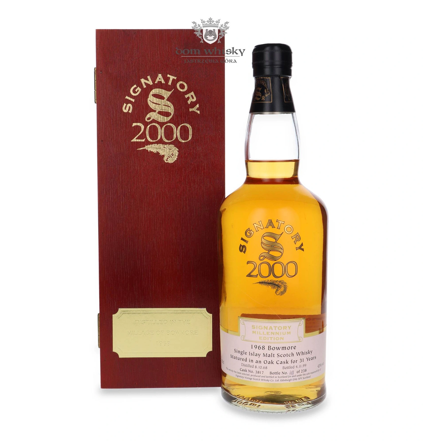 Signatory Vintage 31 YO Bowmore (D.1968, B.1999) Millenium Edition Signatory Vintage