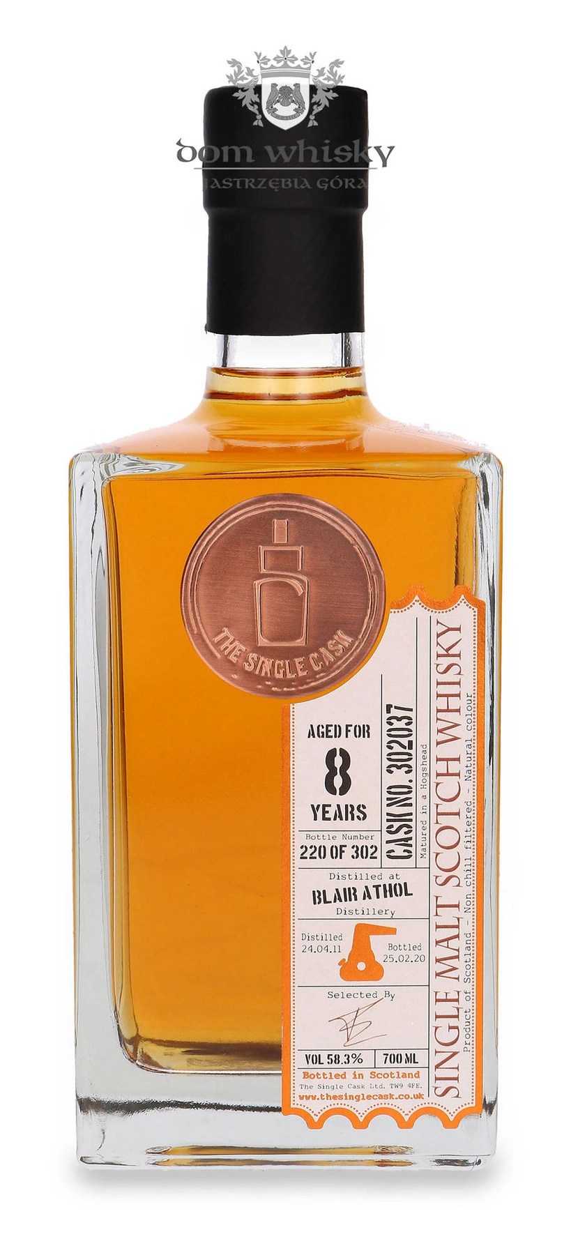 The Single Cask Ltd. 8 YO Blair Athol (D.2011, B. 2020) The Single Cask