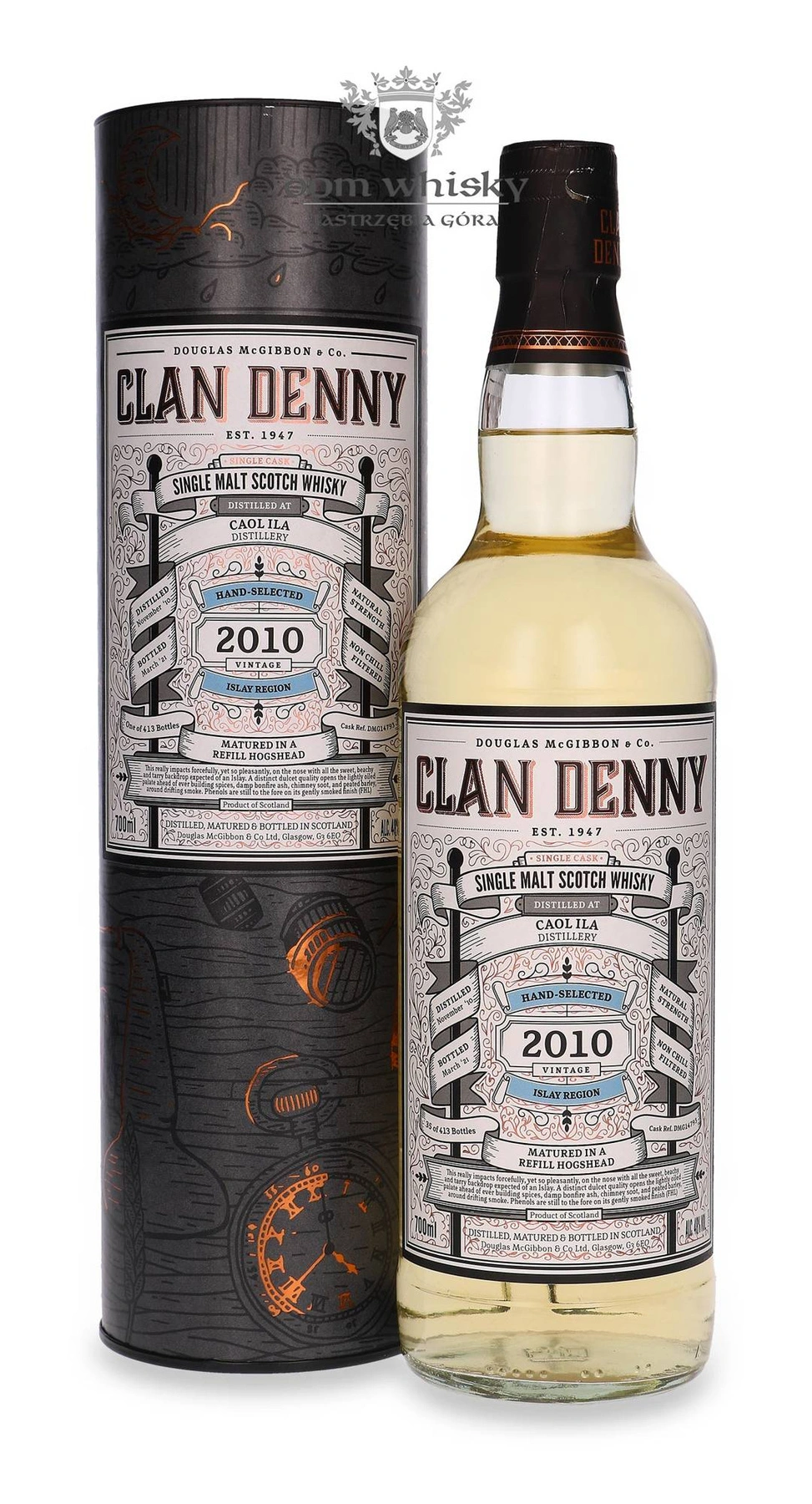 Douglas Mcgibbon & Co. Caol Ila 2010 Vintage (Bottled 2021) The Clan Denny