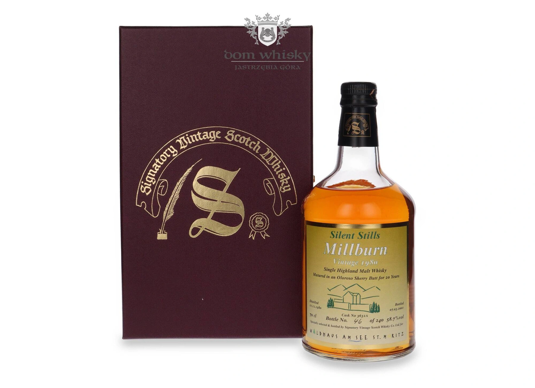 Signatory Vintage 20 YO Millburn (D.1980, B.2001) Signatory Vintage