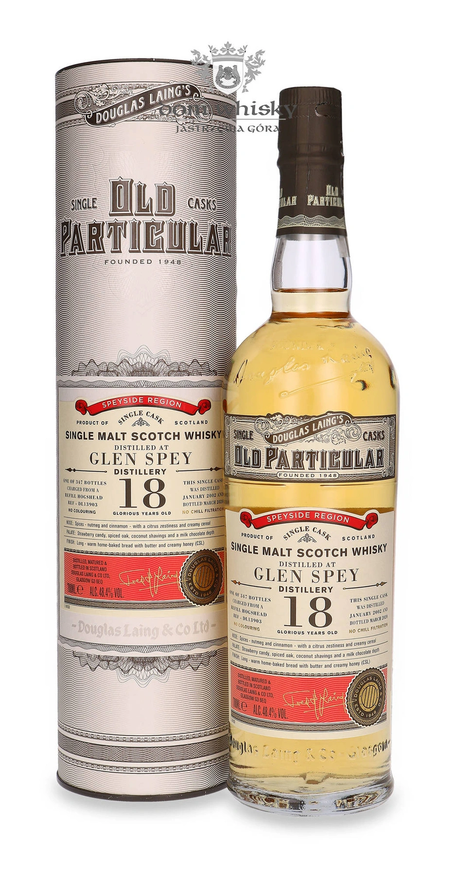 Douglas Laing 18 YO Glen Spey (D.2002, B.2020) Douglas Laing’s Old Particular