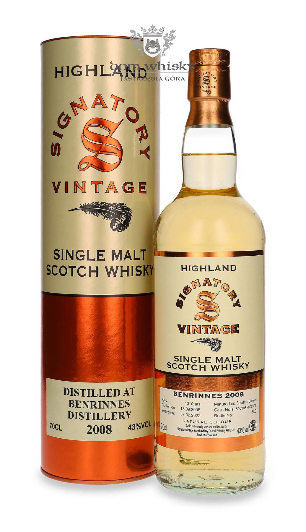 Signatory Vintage 13 YO Benrinnes (D.2008, B.2022) Signatory Vintage