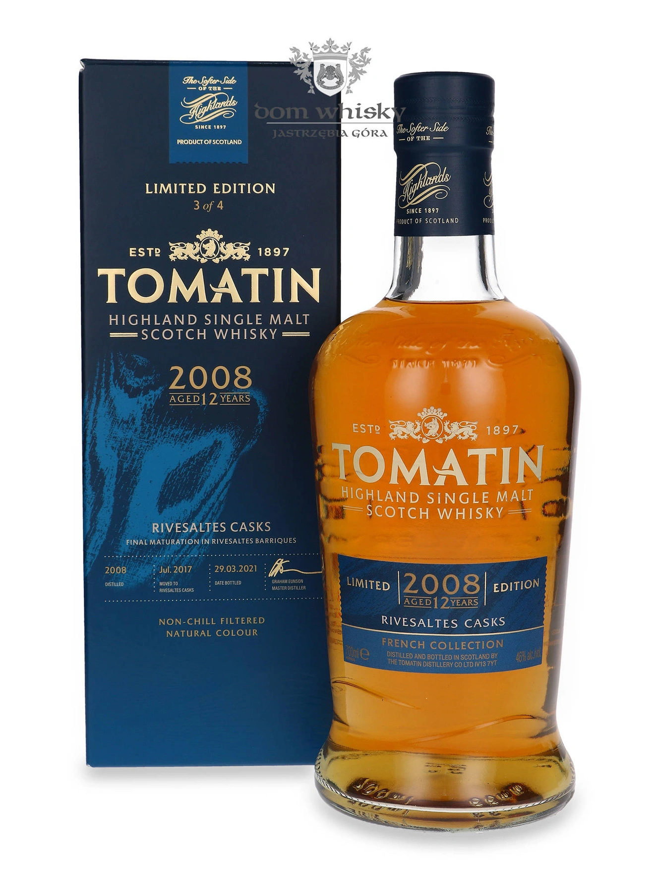 Tomatin 12 YO (D.2008, B.2021) French Collection, Rivesaltes Cask