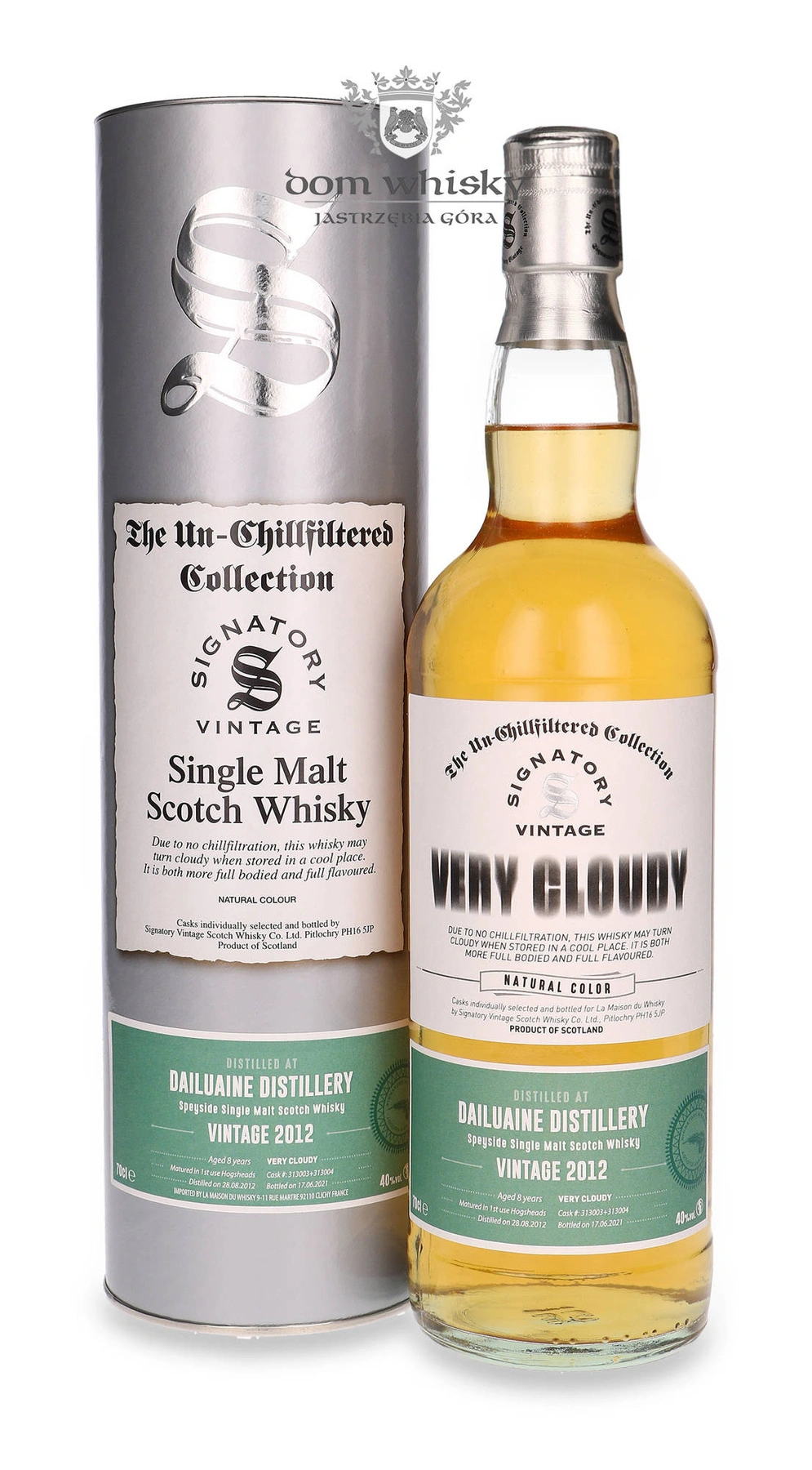 Signatory Vintage 8 YO Dailuaine (D.2012, B.2021) Very Cloudy Signatory Vintage