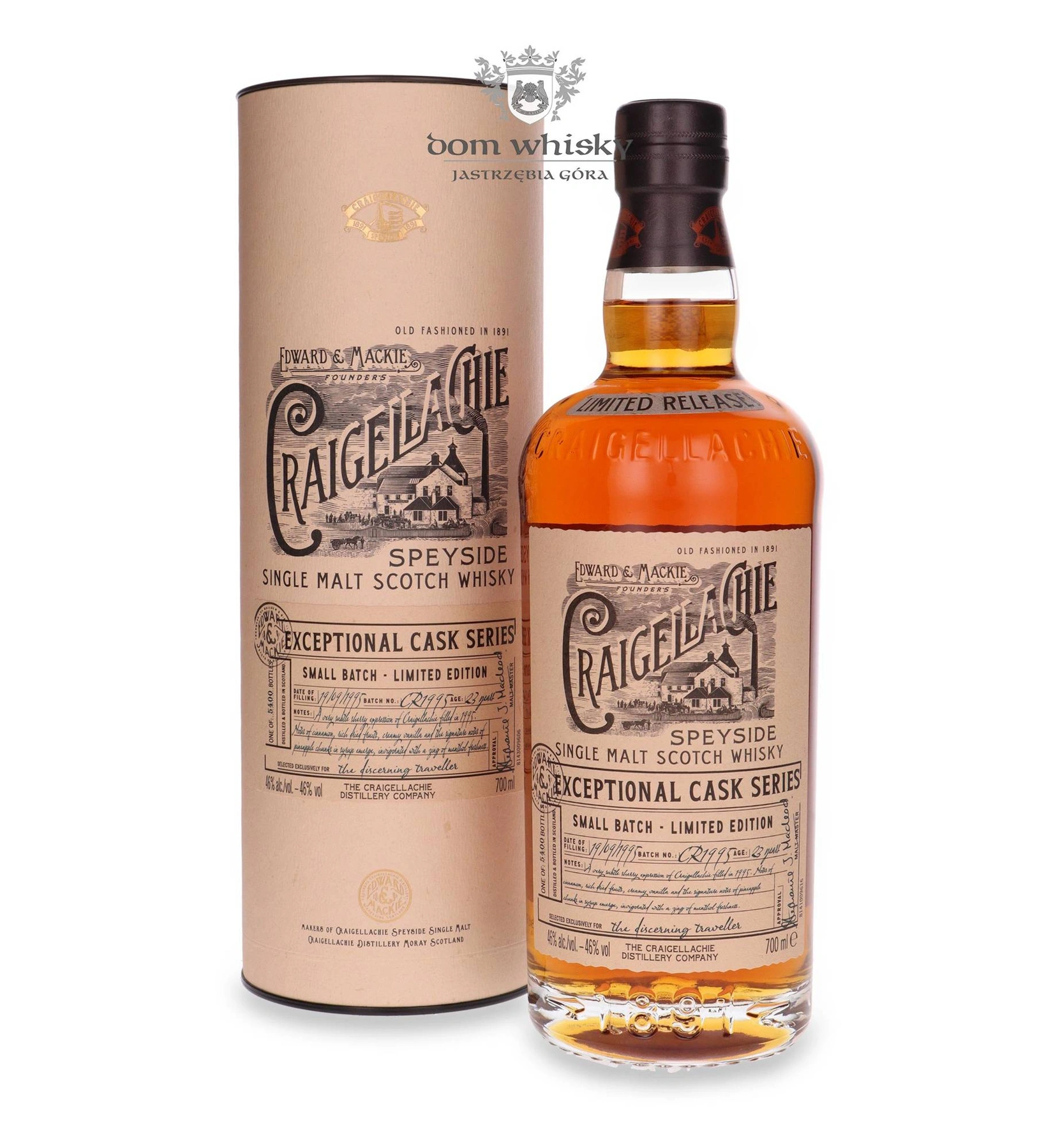 Craigellachie 23 YO, Batch Cr 1995, Exceptional Cask Series