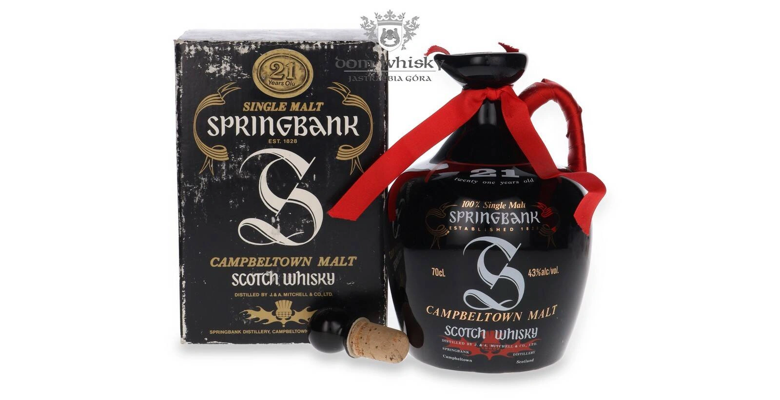 Springbank 21 YO Ceramic Jug (Bottled 1990S)