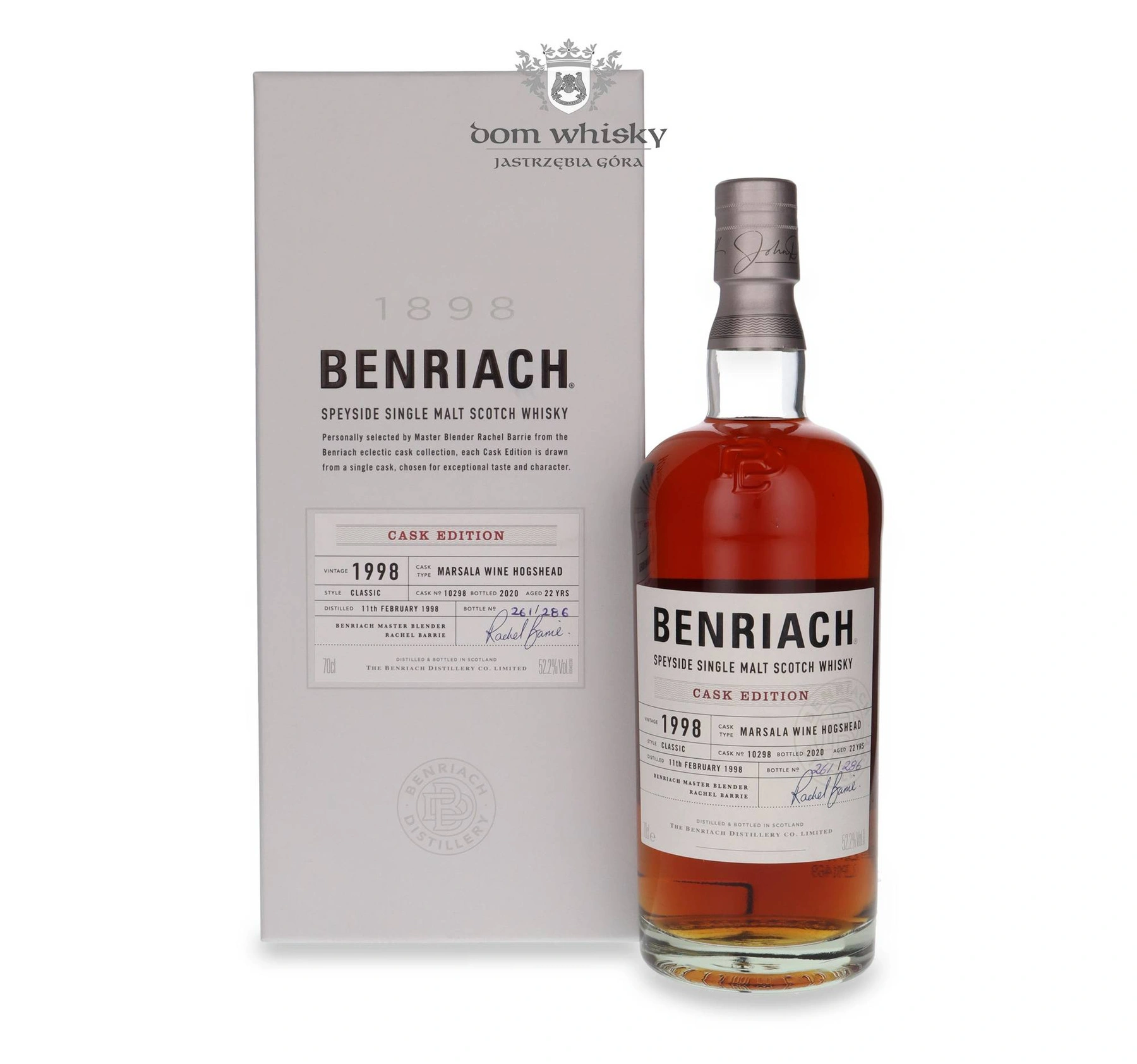Benriach 22 YO (D.1998, B.2020) Cask Edition, Marsala Hogshead # 10298