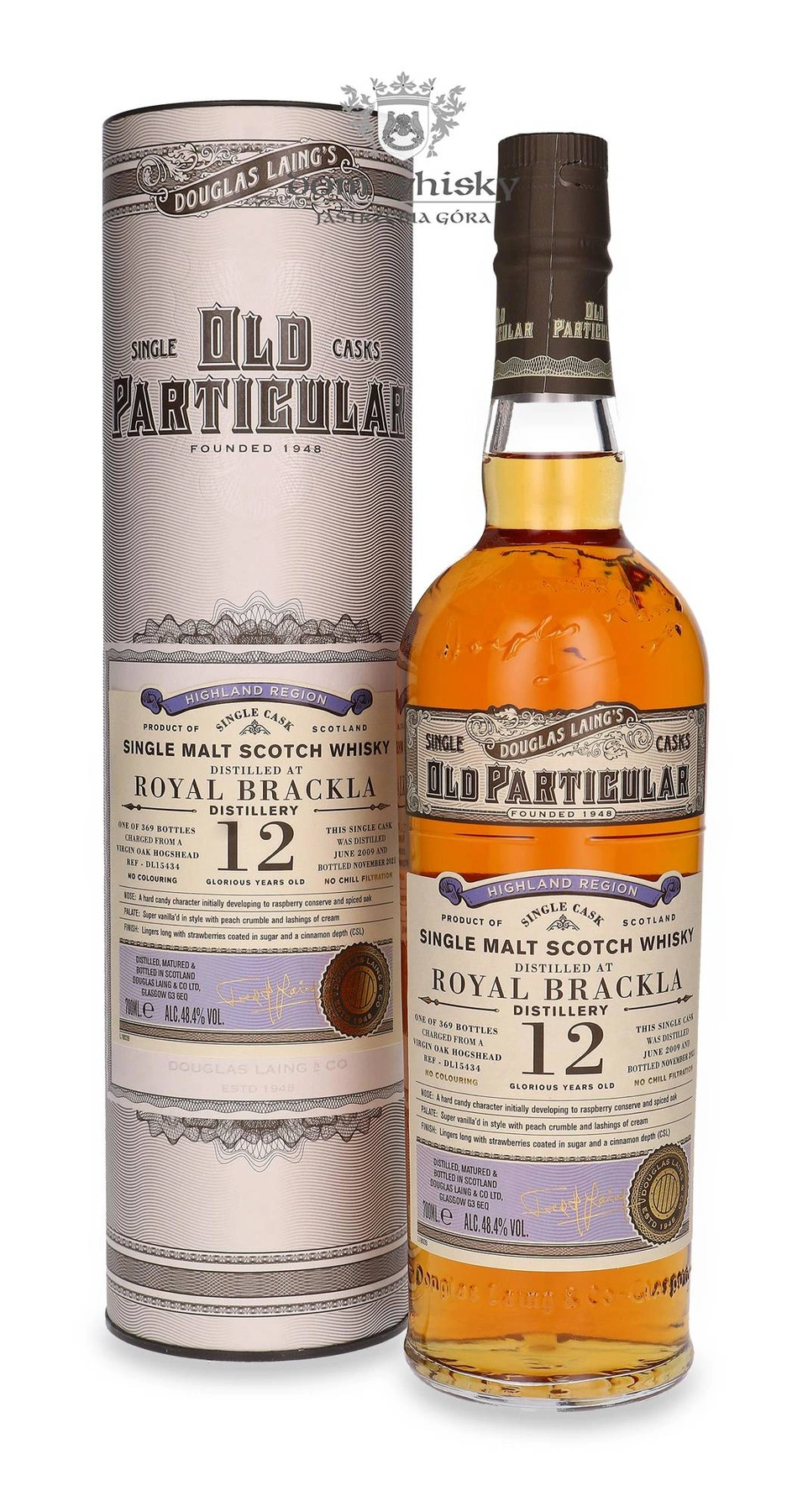 Douglas Laing & Co. 12 YO Royal Brackla (D.2009, B.2021) Old Particular