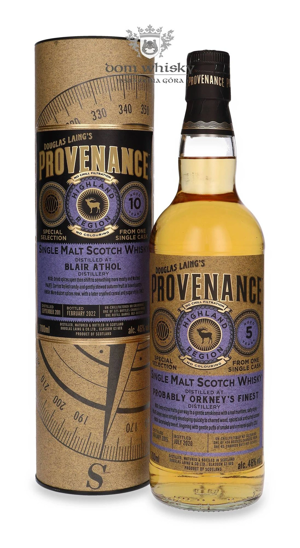 Douglas Laing & Co. 10 YO Blair Athol (D.2011, B.2022) Provenance