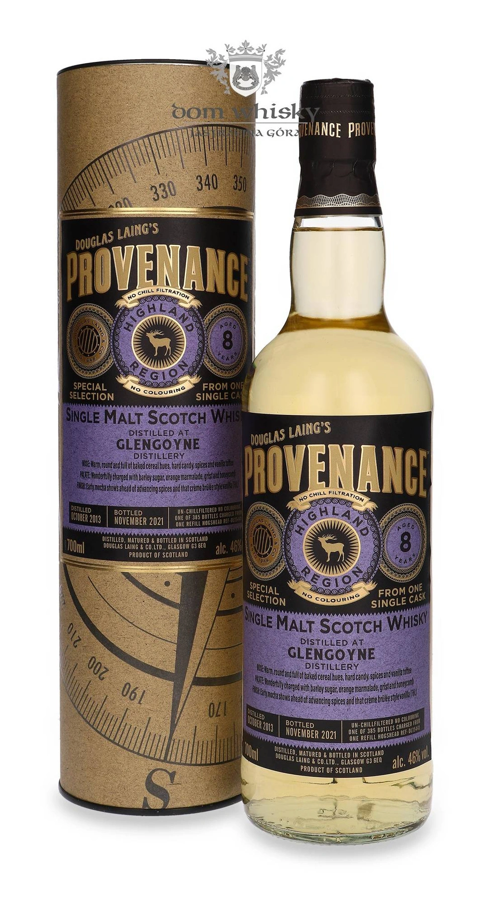 Douglas Laing & Co. 8 YO Glengoyne (D.2013, B.2021) Provenance