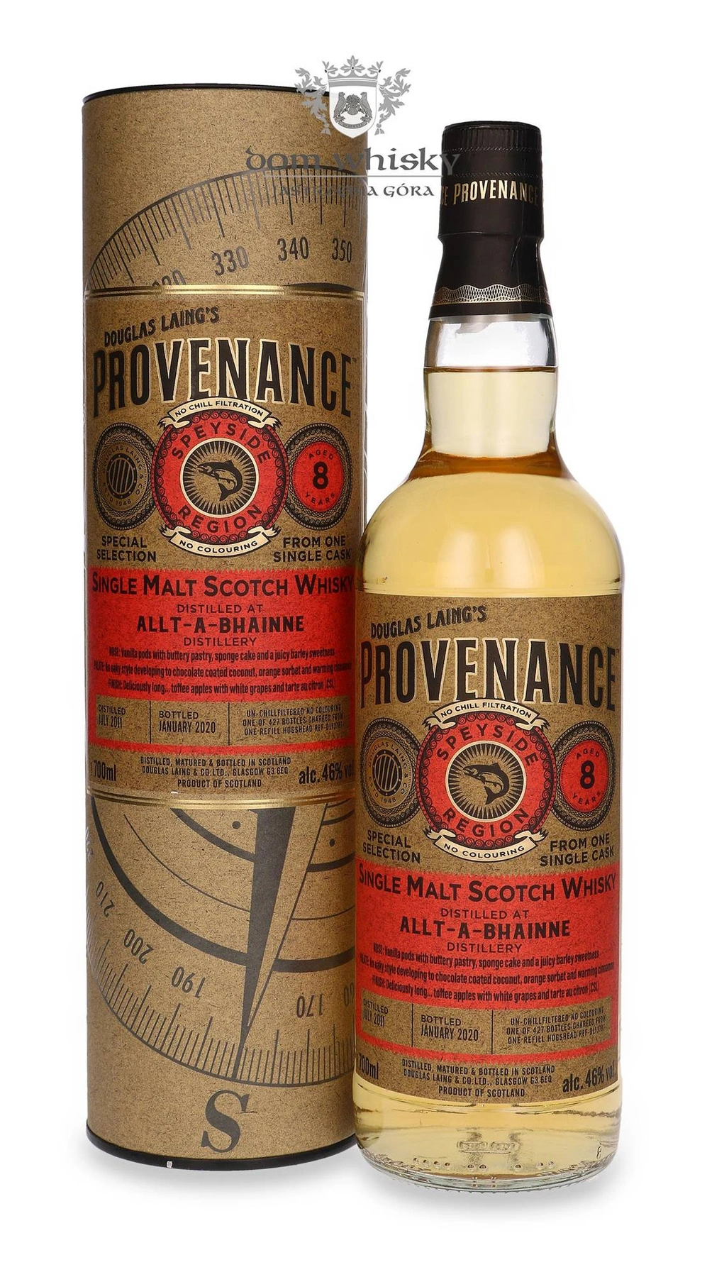 Douglas Laing & Co. 8 YO Allt-A-Bhainne (D.2011, B.2020) Provenance