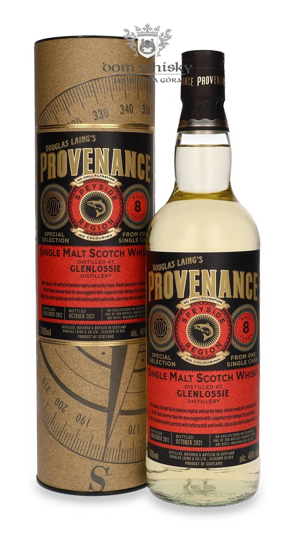 Douglas Laing & Co. 8 YO Glenlossie (D.2012, B.2021) Douglas Laing’s Provenance