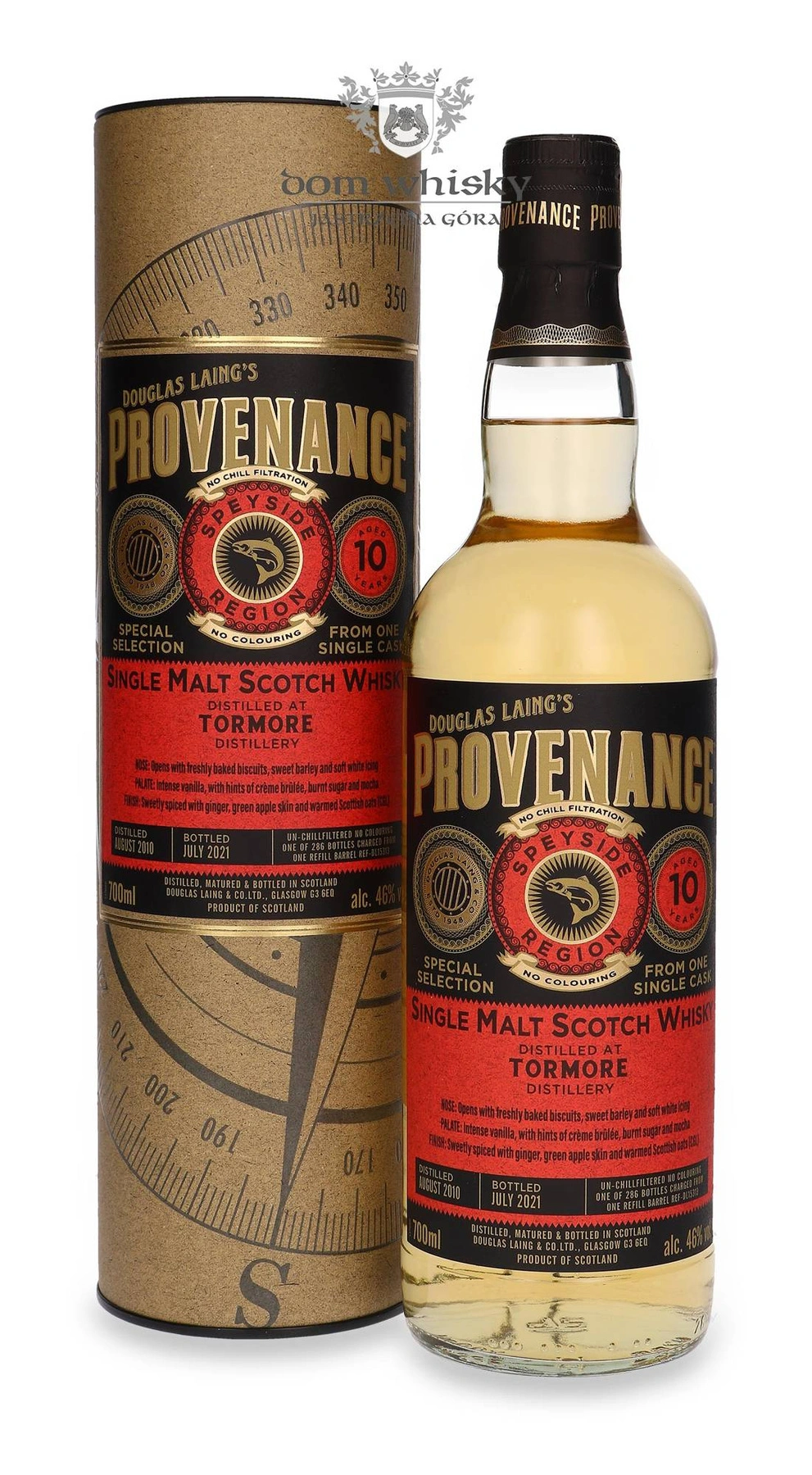 Douglas Laing & Co. 10 YO Tormore (D.2010, B.2021) Provenance