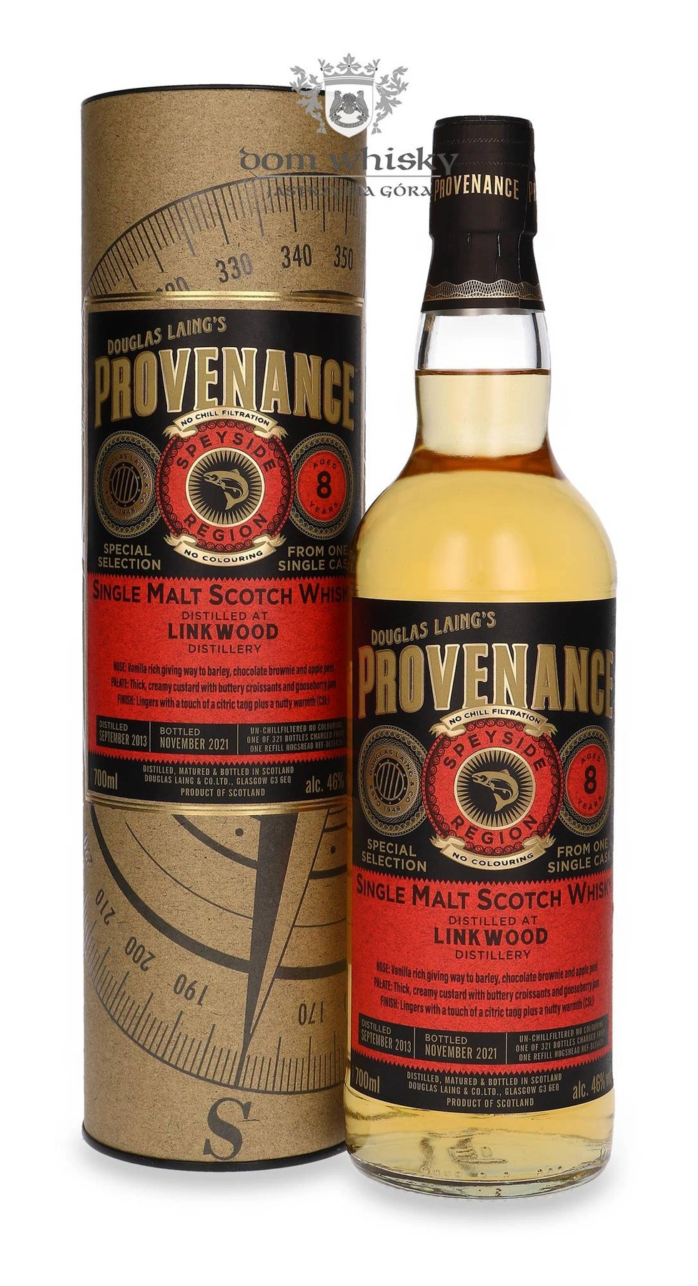 Douglas Laing & Co. 8 YO Linkwood (D.2013, B.2021) Provenance