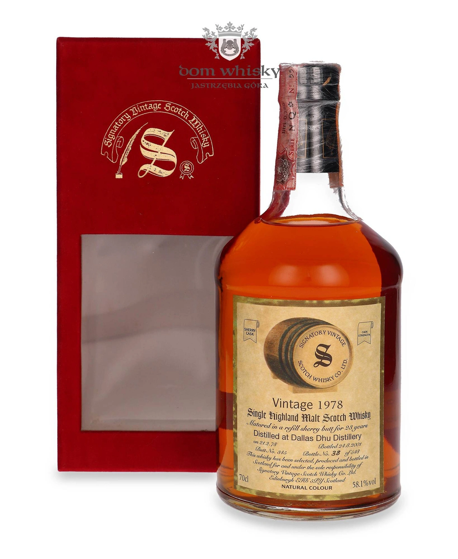 Signatory Vintage 23 YO Dallas Dhu (D.1978, B.2001) Signatory Vintage