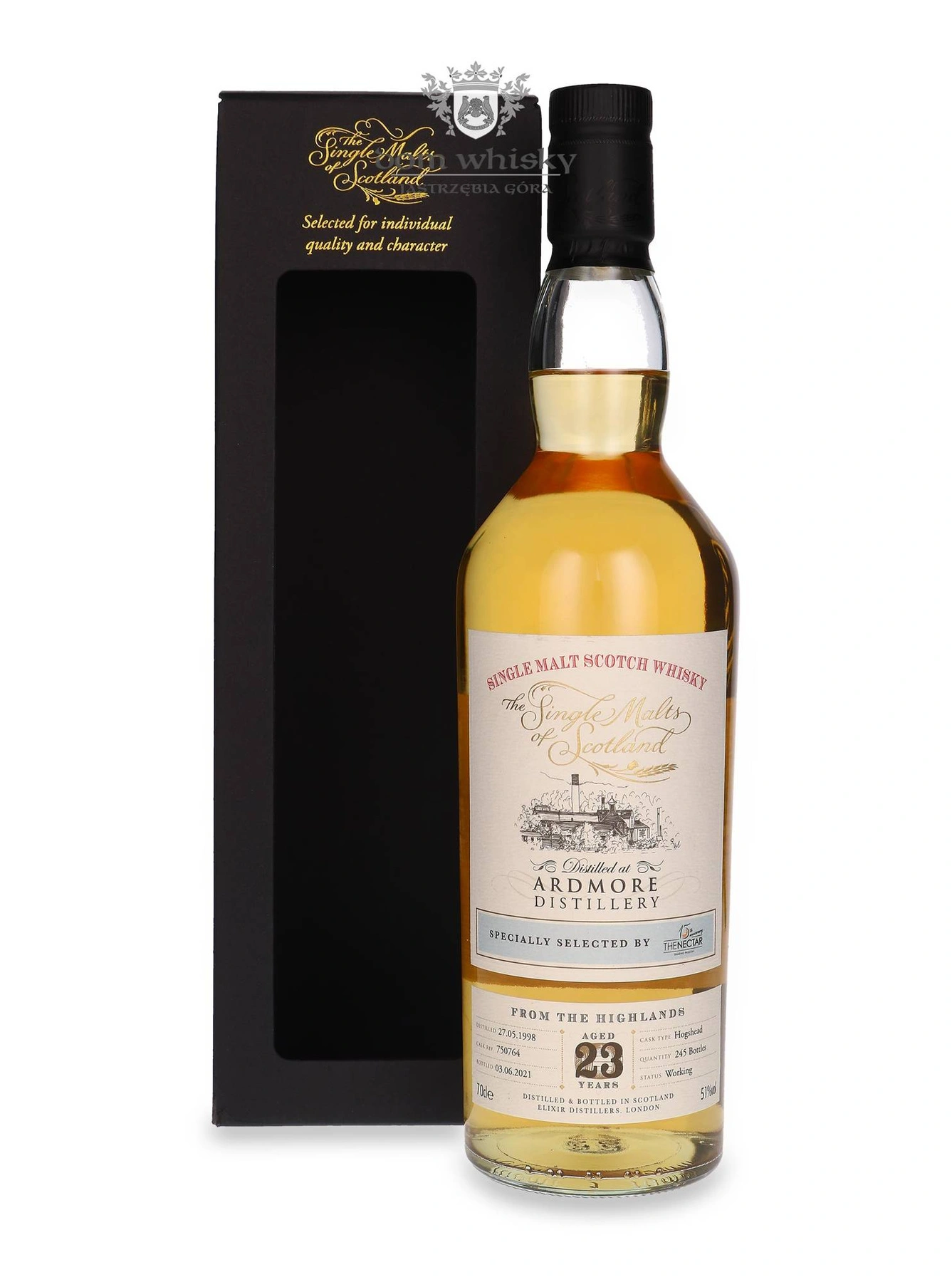Elixir Distillers 23 YO Ardmore (D.1998 B.2021)the Single Malts Of