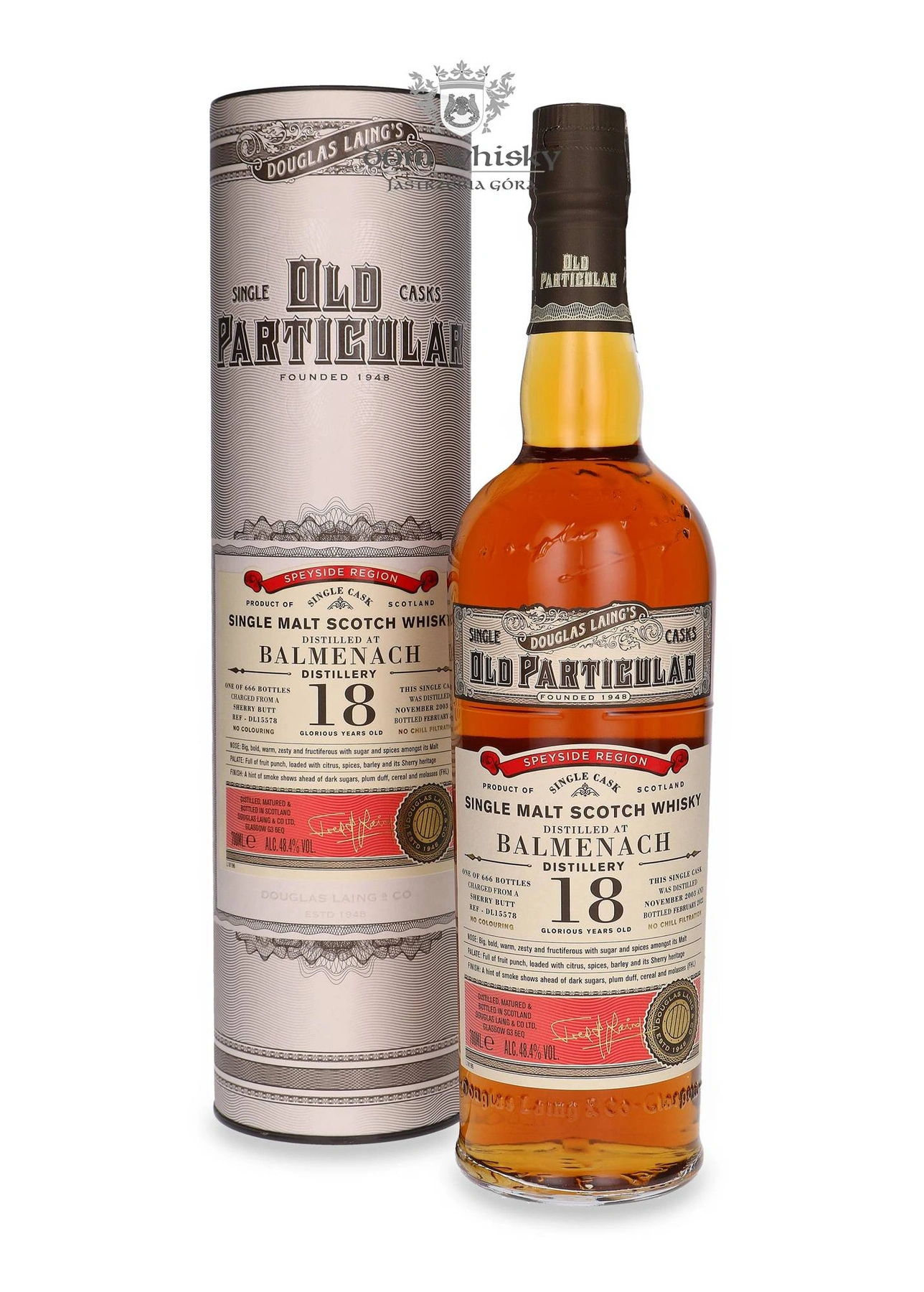 Douglas Laing 18 YO Balmenach (D.2003, B.2022) Douglas Laing’s Old Particular