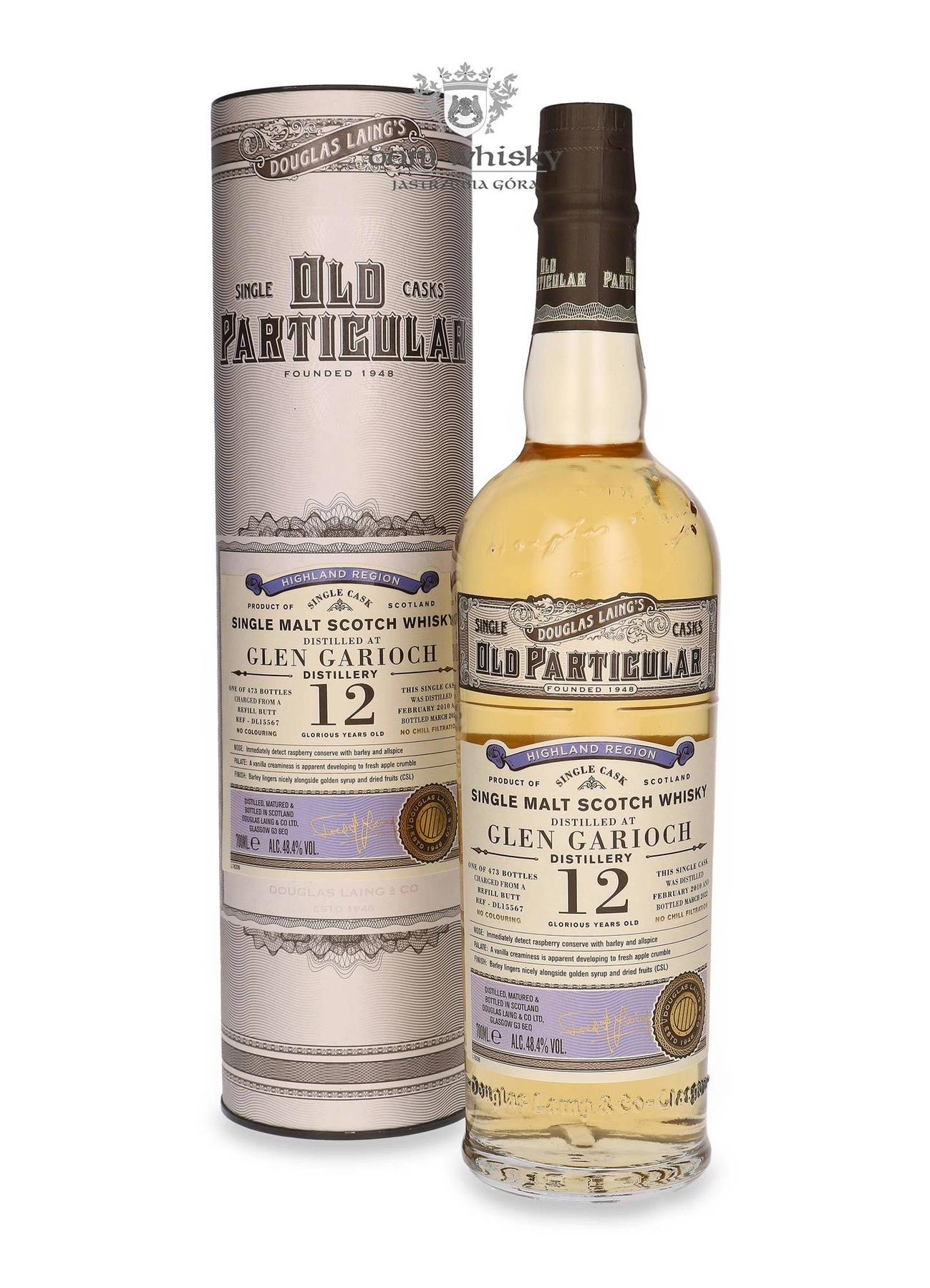 Douglas Laing & Co. 12 YO Glen Garioch (D.2010, B.2022) Douglas Laing’s Old Particular