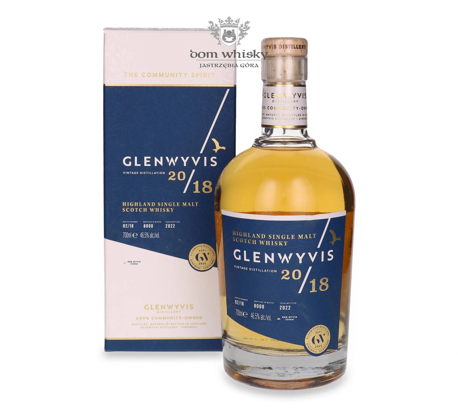 Glenwyvis Distillery 2018 (Bottled 2022) Batch 02