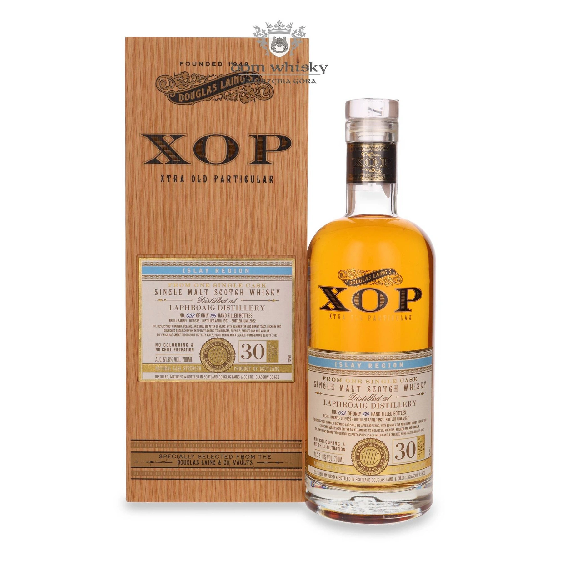 Douglas Laing 30 YO Laphroaig (D.1992, B.2022) Douglas Laing’s Xop