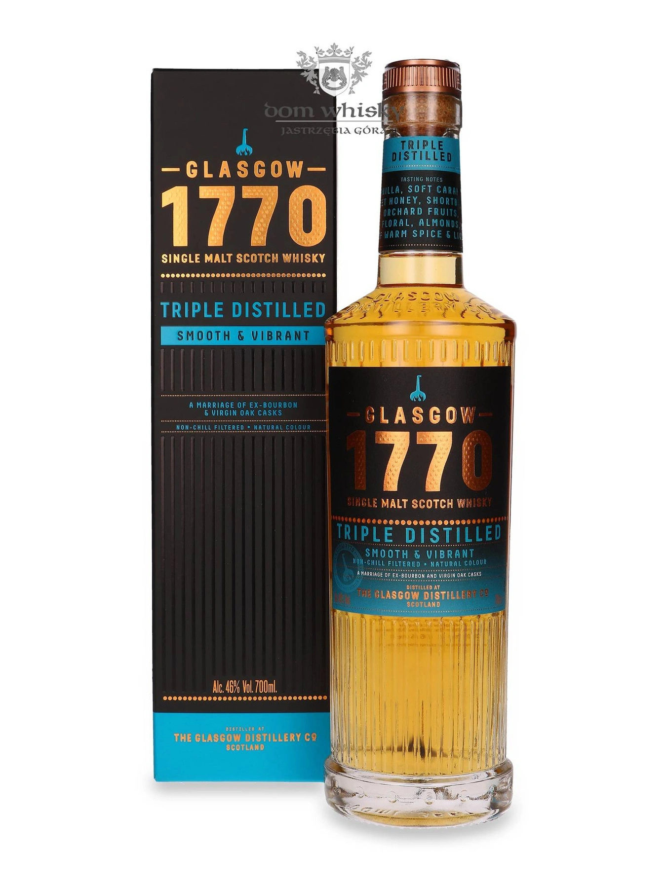 The Glasgow Distillery Co. Glasgow 1770 Triple Distilled Release No.1